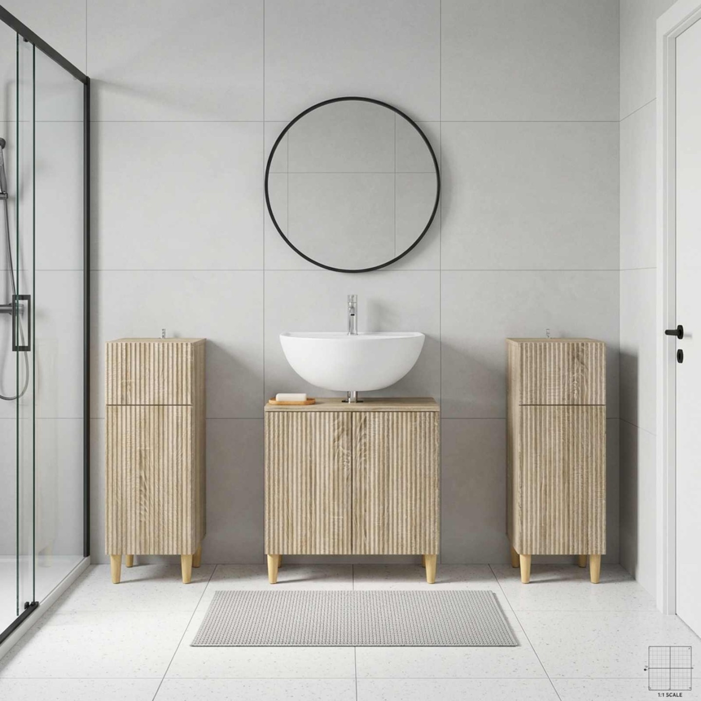 Ensemble de meuble de salle de bain 3 pièces ARNHEM