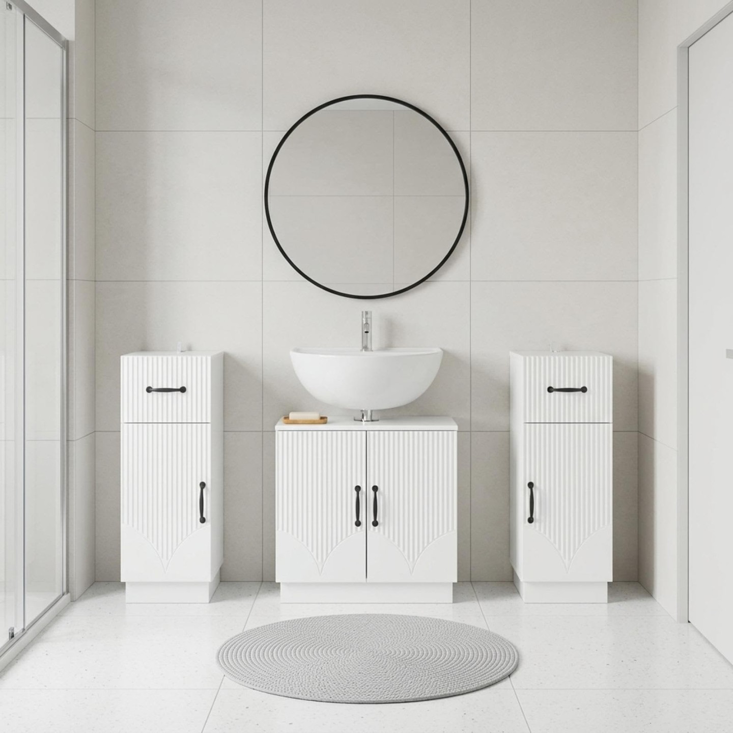 Ensemble de meuble de salle de bain 3 pièces HOORN