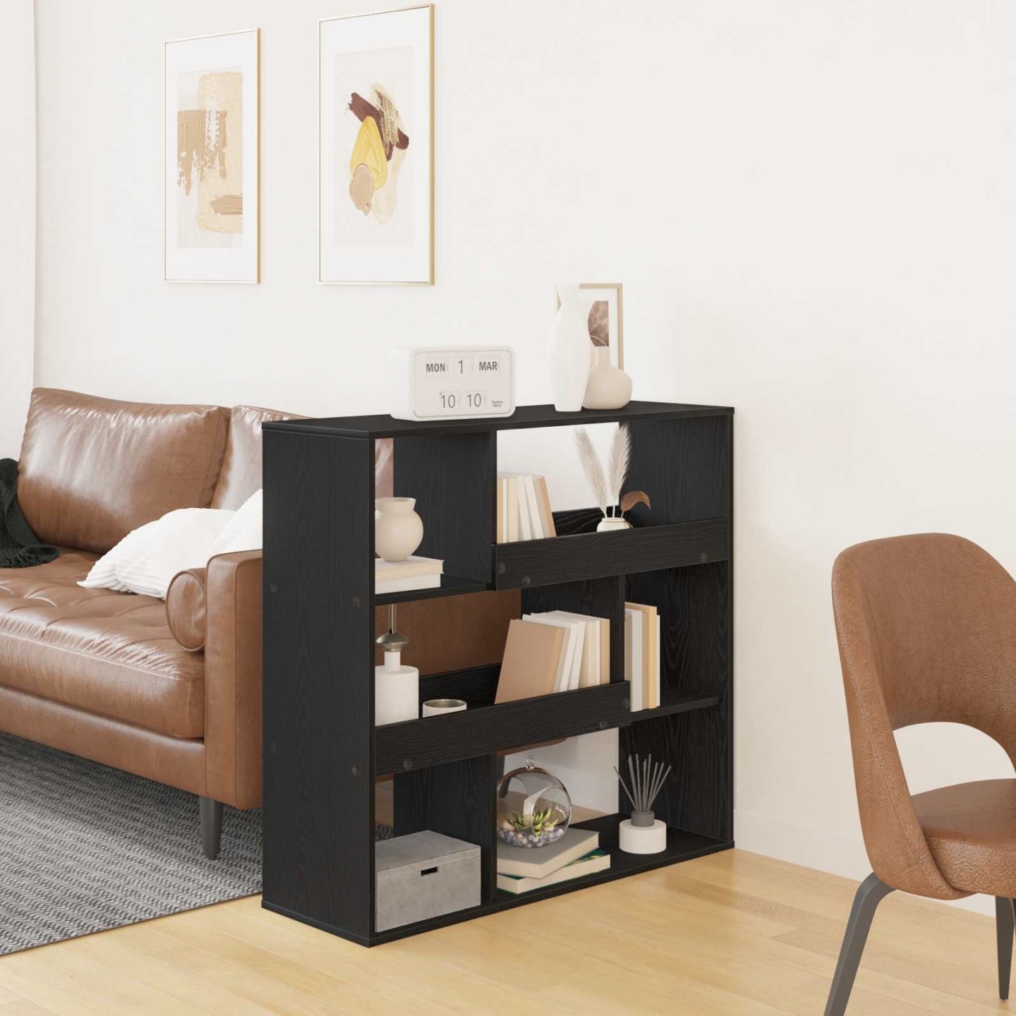 Étagère à livres 4 niveaux 100 x 33 x 94,5 cm Bois d'ingénierie