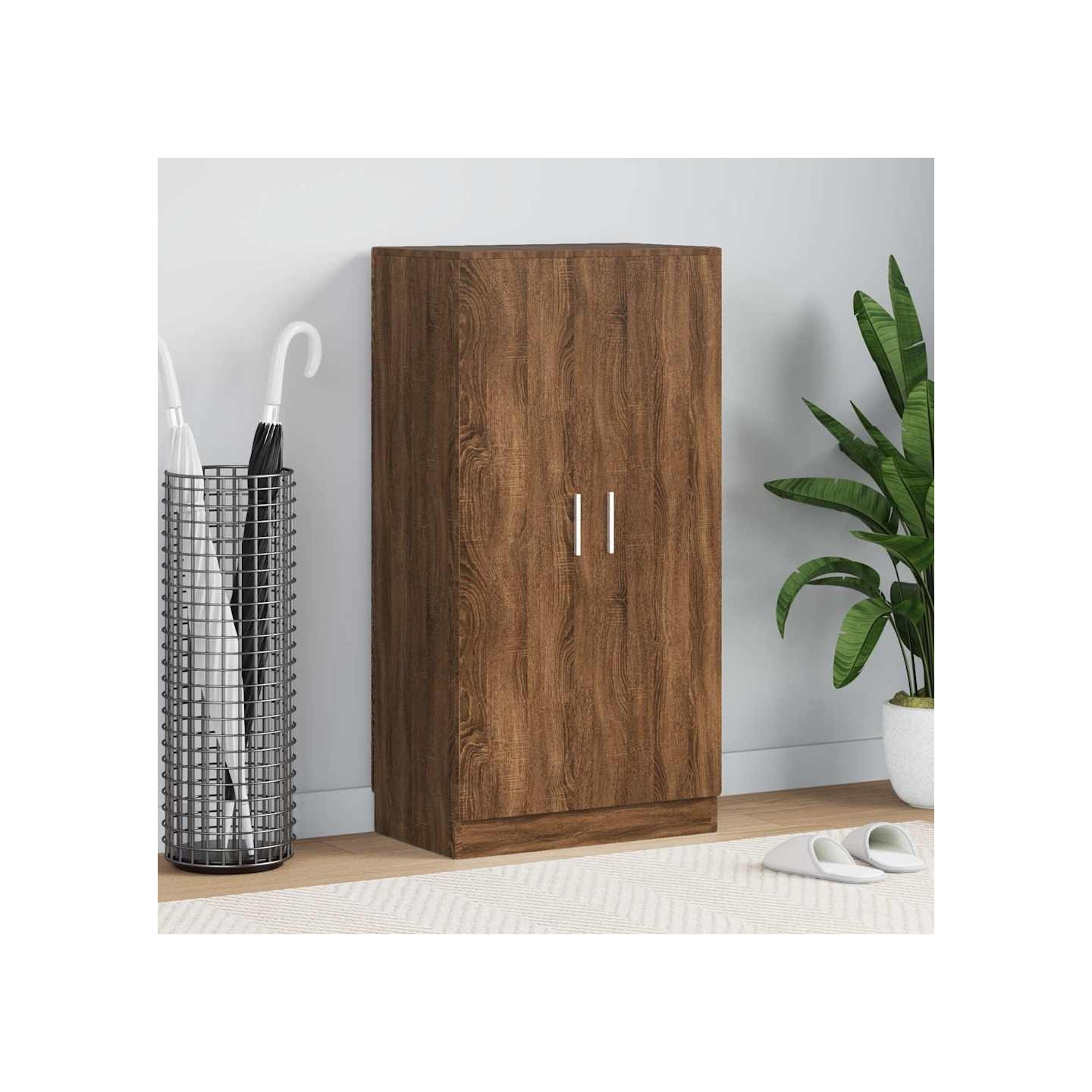 Armoire à chaussures Chêne marron 55x35x108cm Bois d'ingénierie