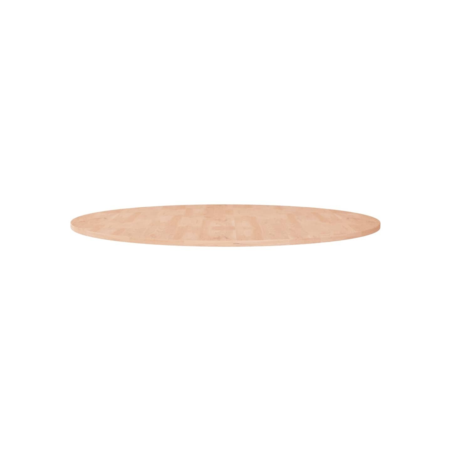 Dessus de table rond Ø90x1,5 cm Bois de chêne massif non traité