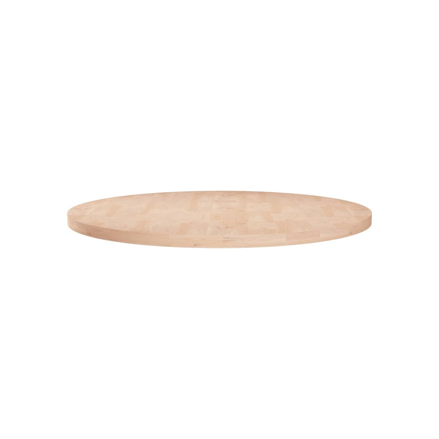 Dessus de table rond Ø70x2,5 cm Bois de chêne massif non traité