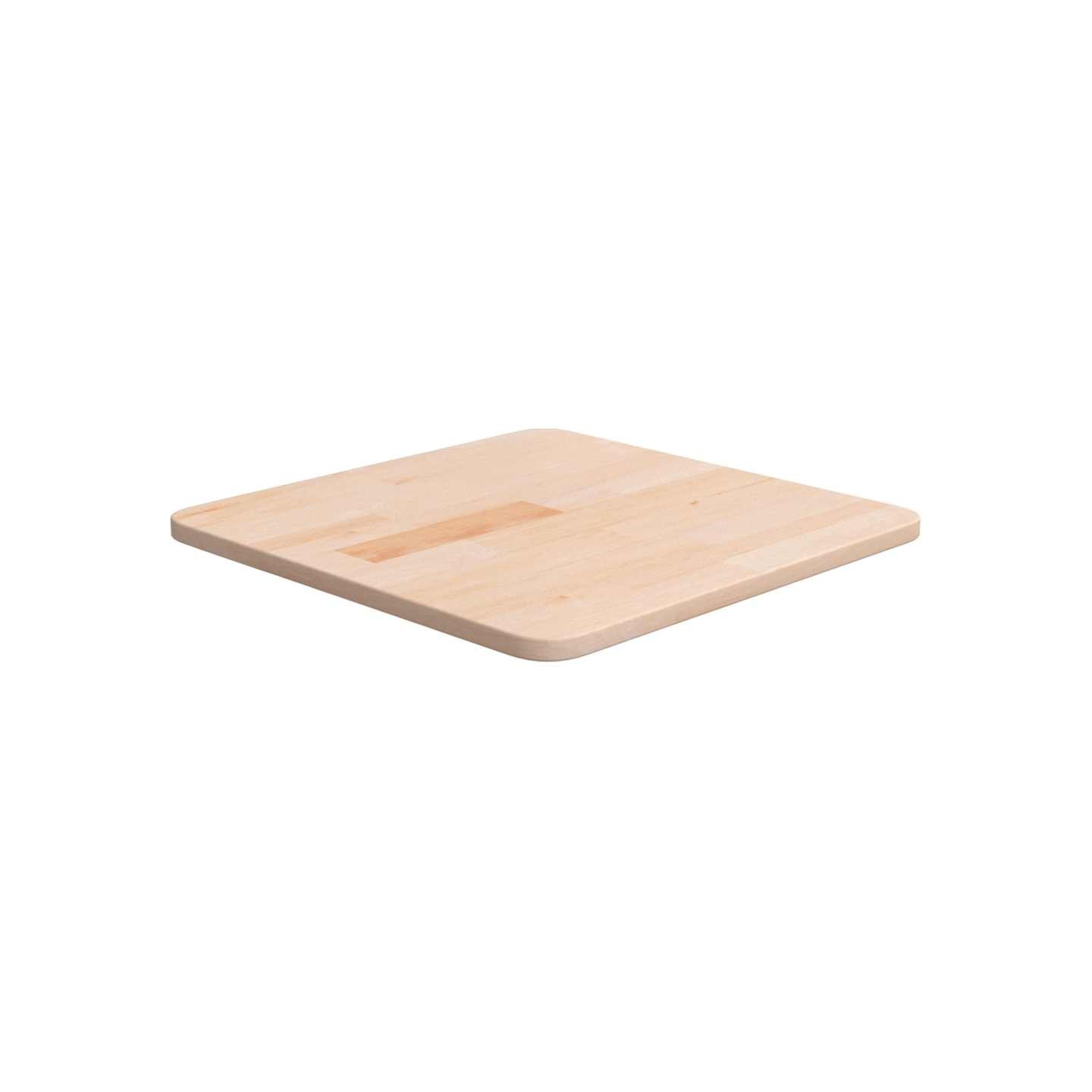Dessus de table carré 40x40x1,5 cm Bois chêne massif non traité