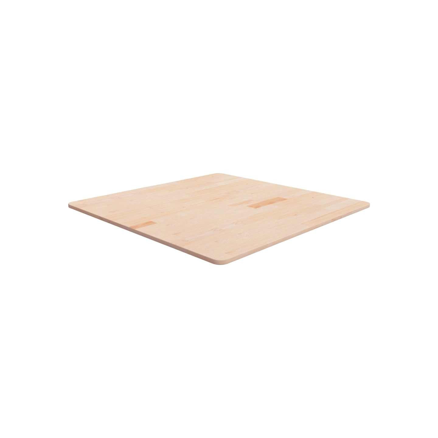 Dessus de table carré 90x90x1,5 cm Bois chêne massif non traité