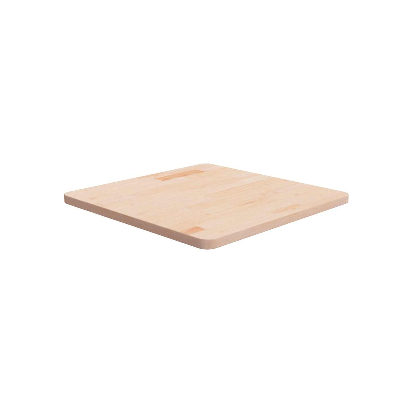 Dessus de table carré 60x60x2,5 cm Bois chêne massif non traité