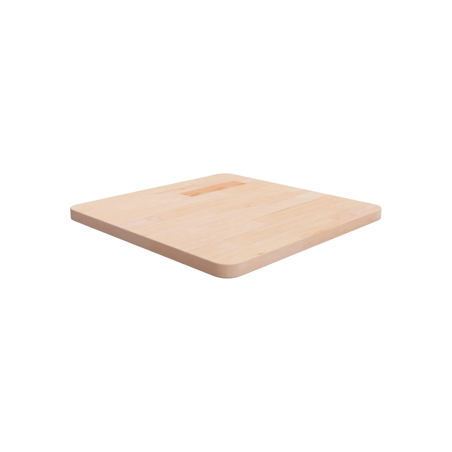 Dessus de table carré 50x50x2,5 cm Bois chêne massif non traité