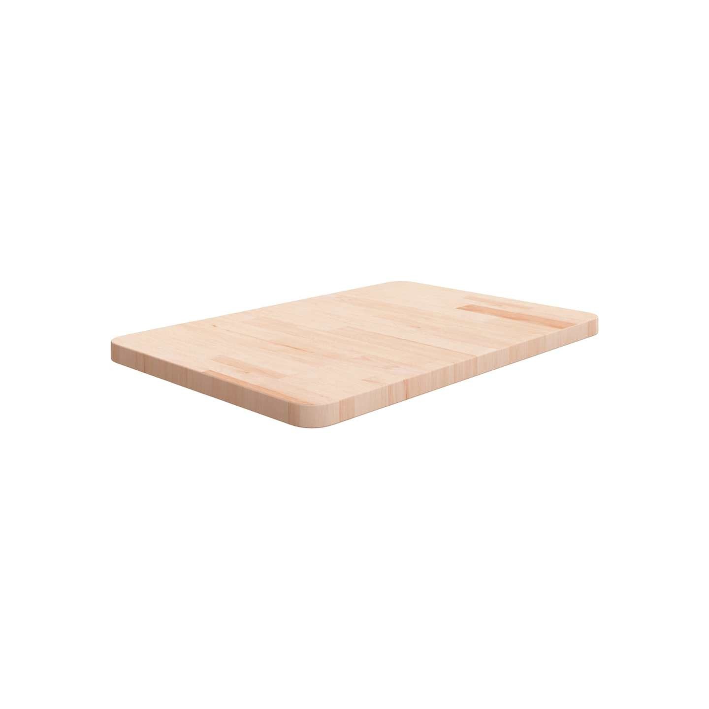 Comptoir de salle de bain 60x40x2,5 cm Bois massif non traité