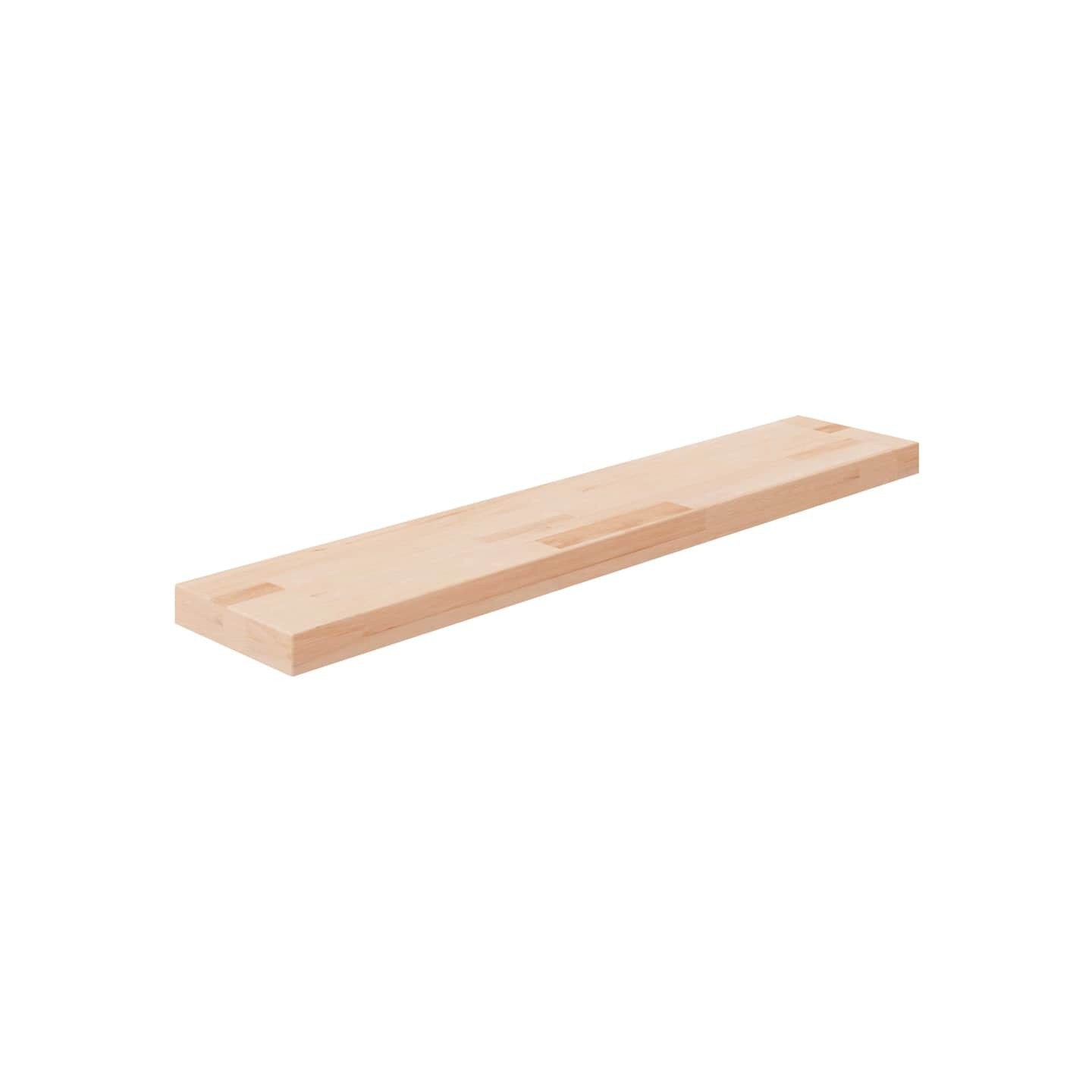 Panneau d'étagère 100x20x4 cm Bois de chêne massif non traité