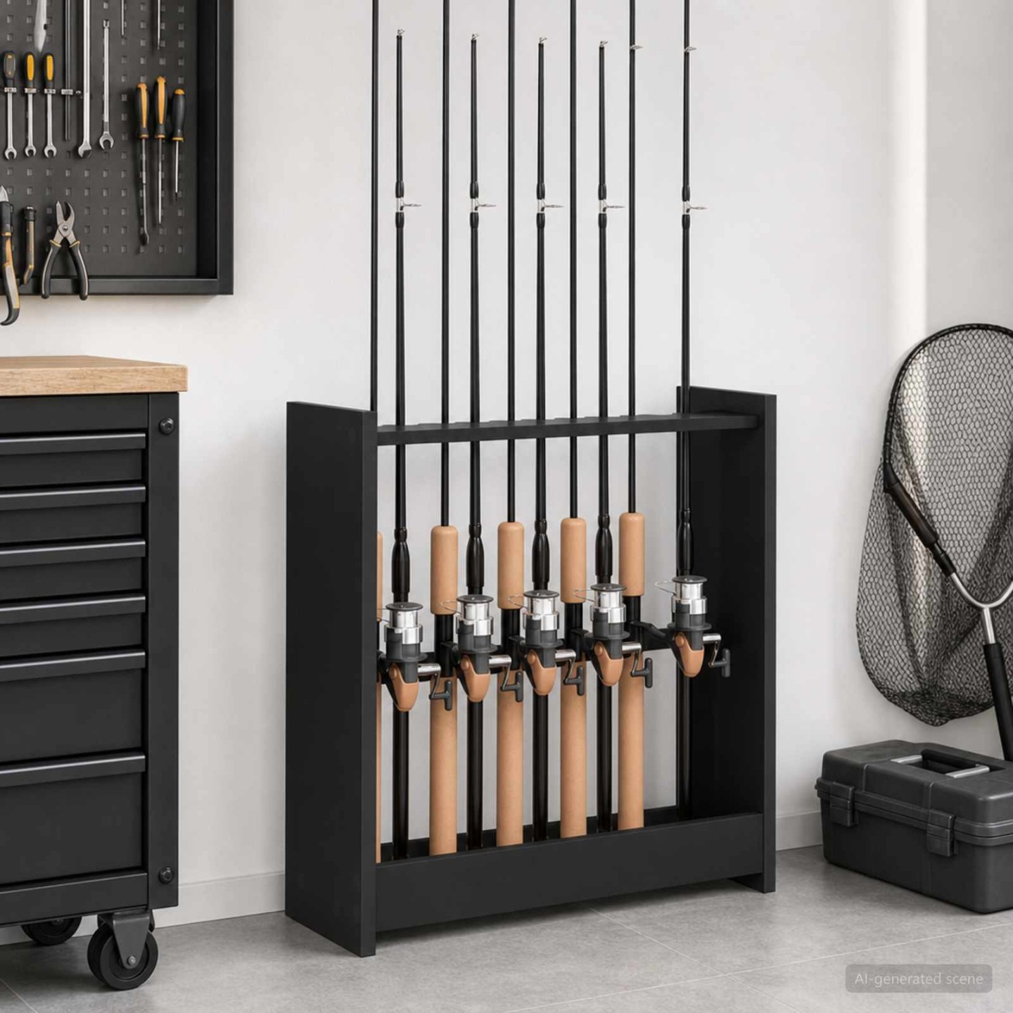 Support de queue de billard Bois d'ingénierie 60 x 20 x 57 cm