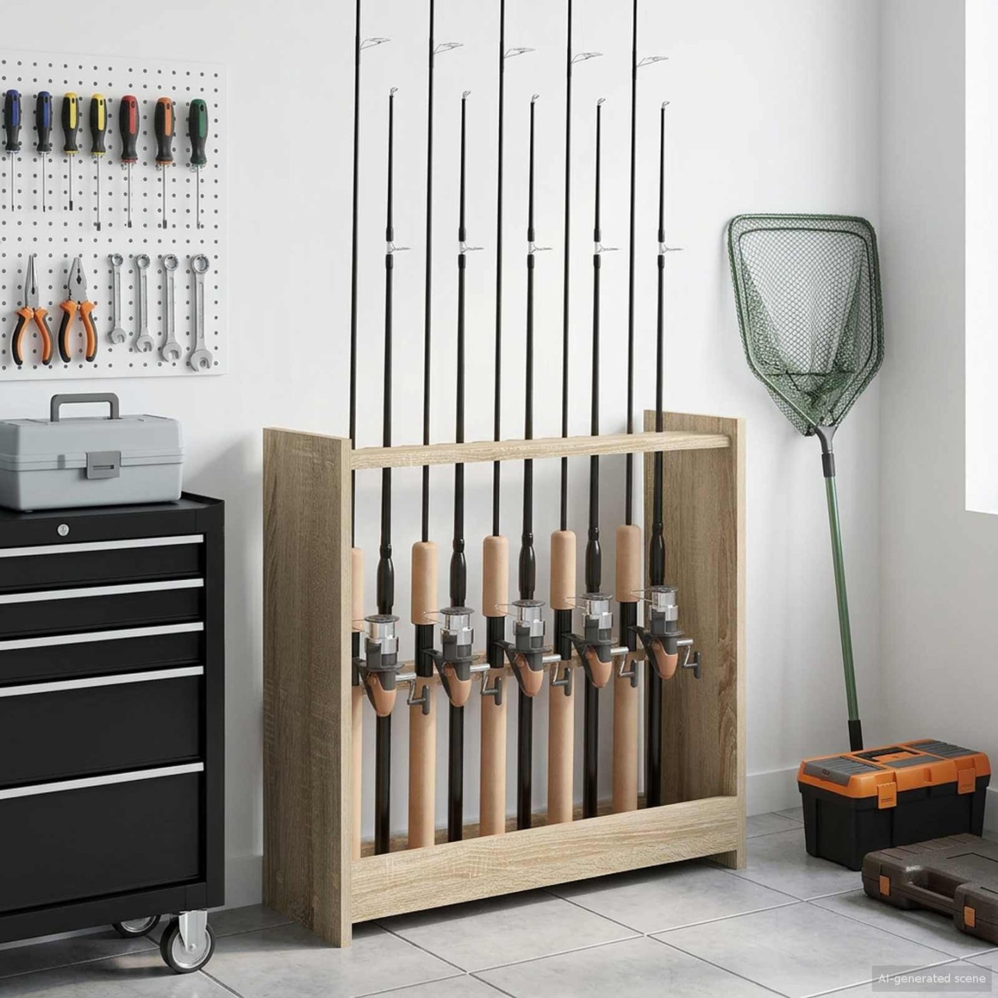 Support de queue de billard Bois d'ingénierie 60 x 20 x 57 cm
