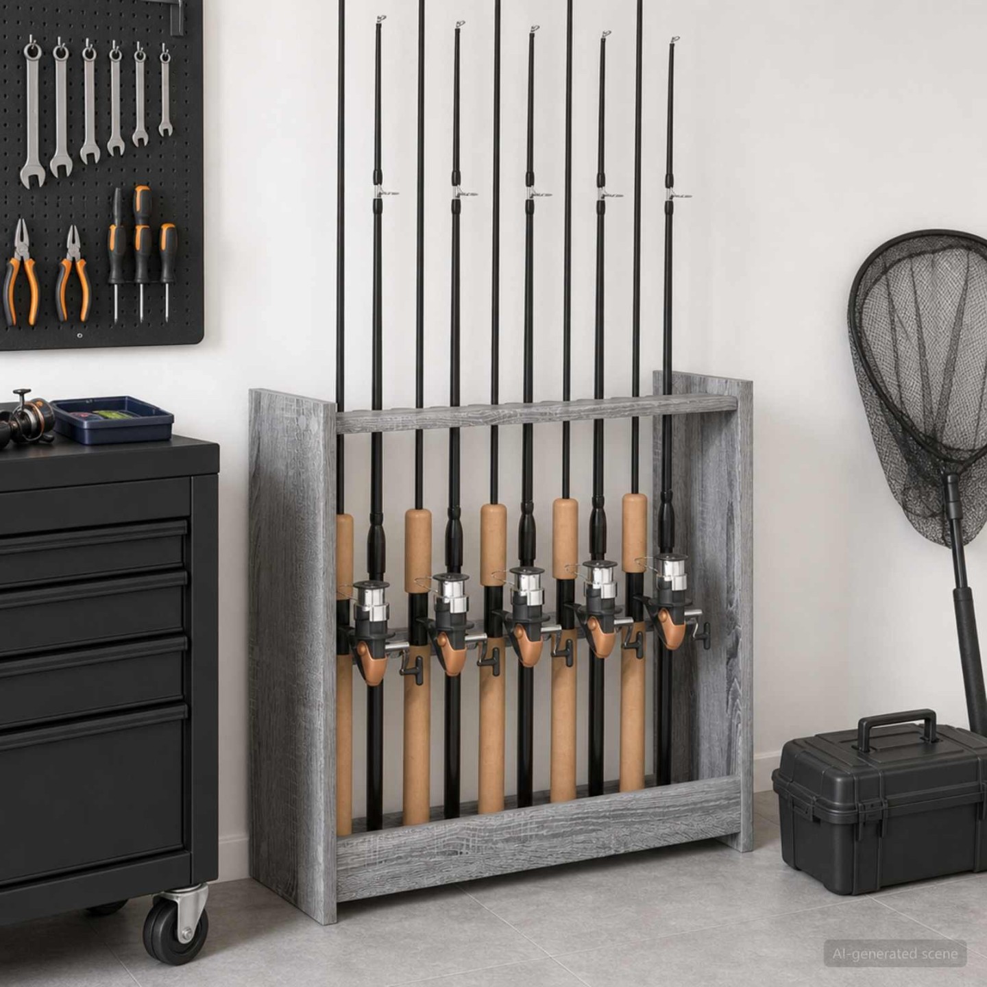 Support de queue de billard Bois d'ingénierie 60 x 20 x 57 cm