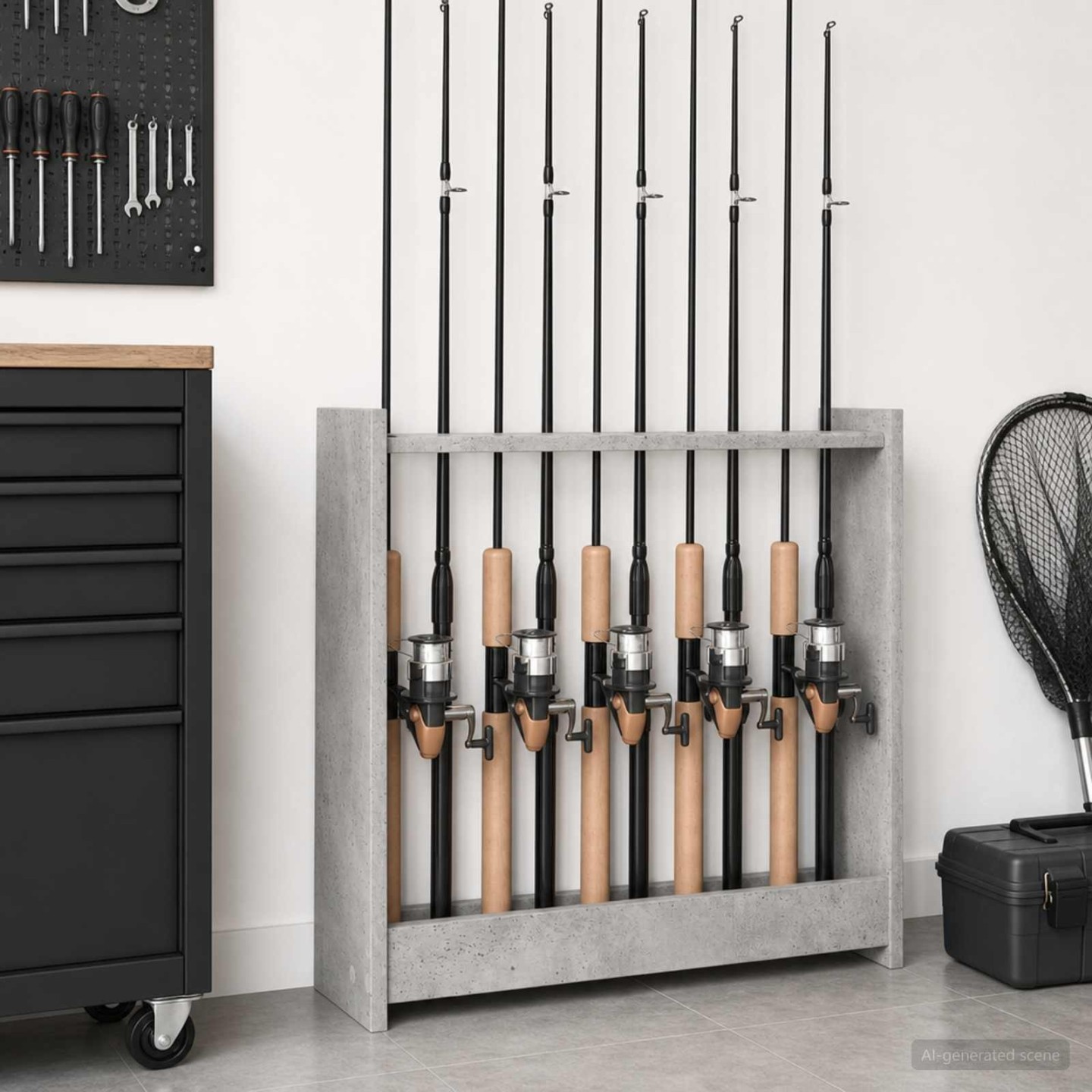 Support de queue de billard Bois d'ingénierie 60 x 20 x 57 cm