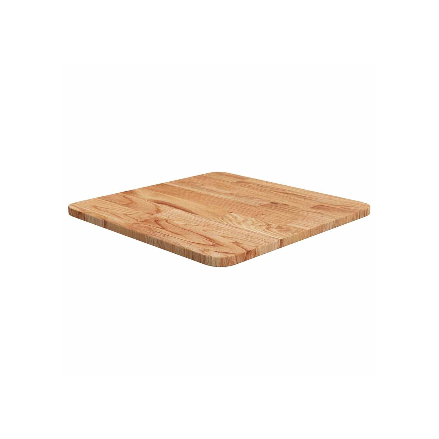 Dessus de table carré Marron clair40x40x1,5cm Bois chêne traité