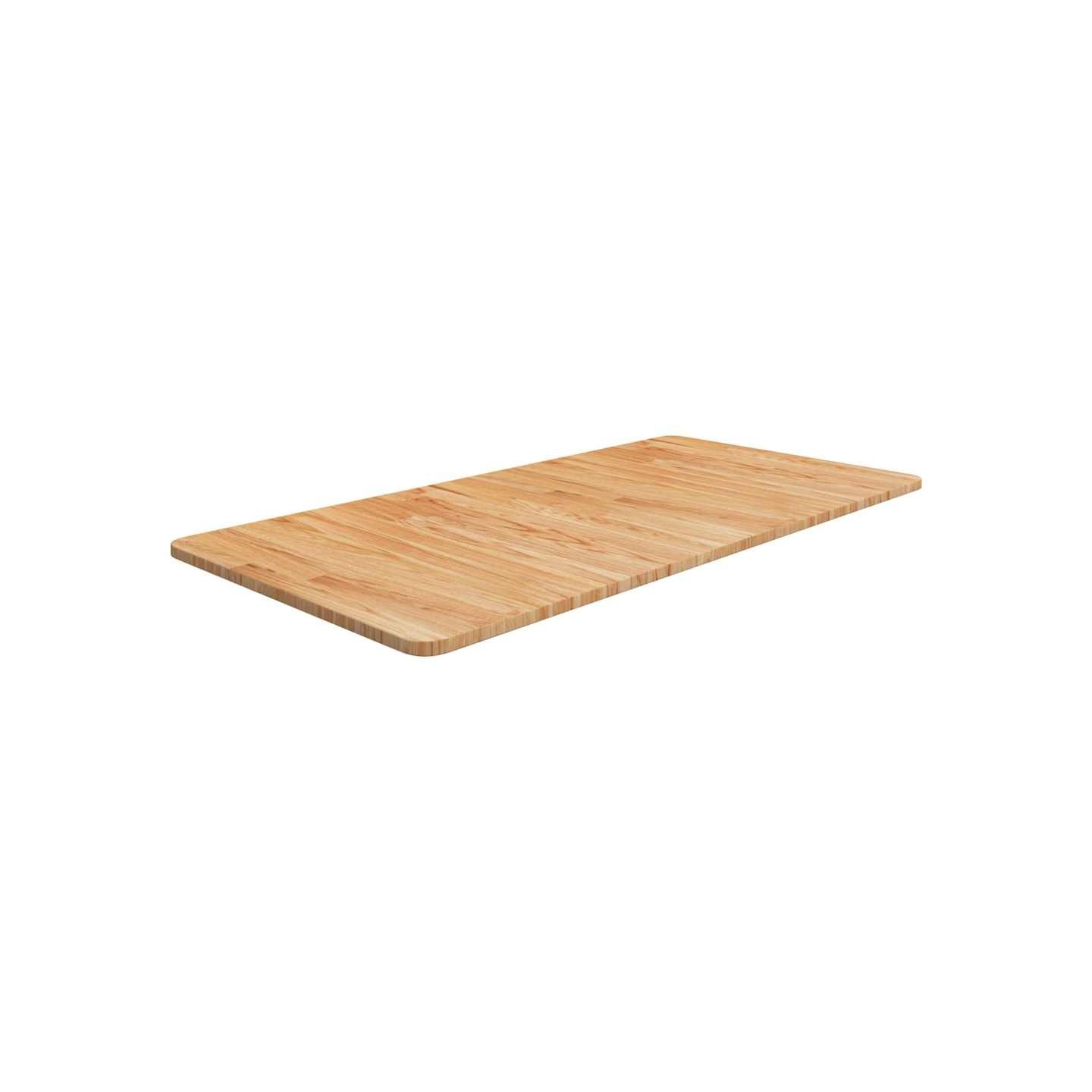 Comptoir de salle de bain Marron clair 100x50x1,5cm Bois traité