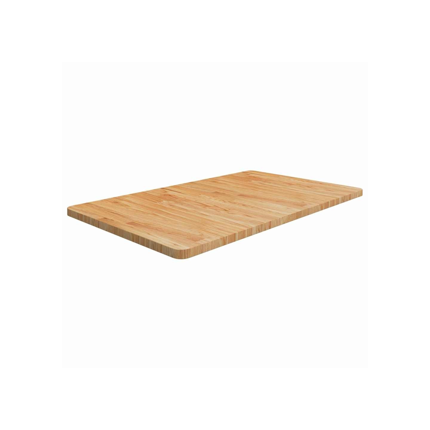 Comptoir de salle de bain Marron clair 100x60x2,5cm Bois traité