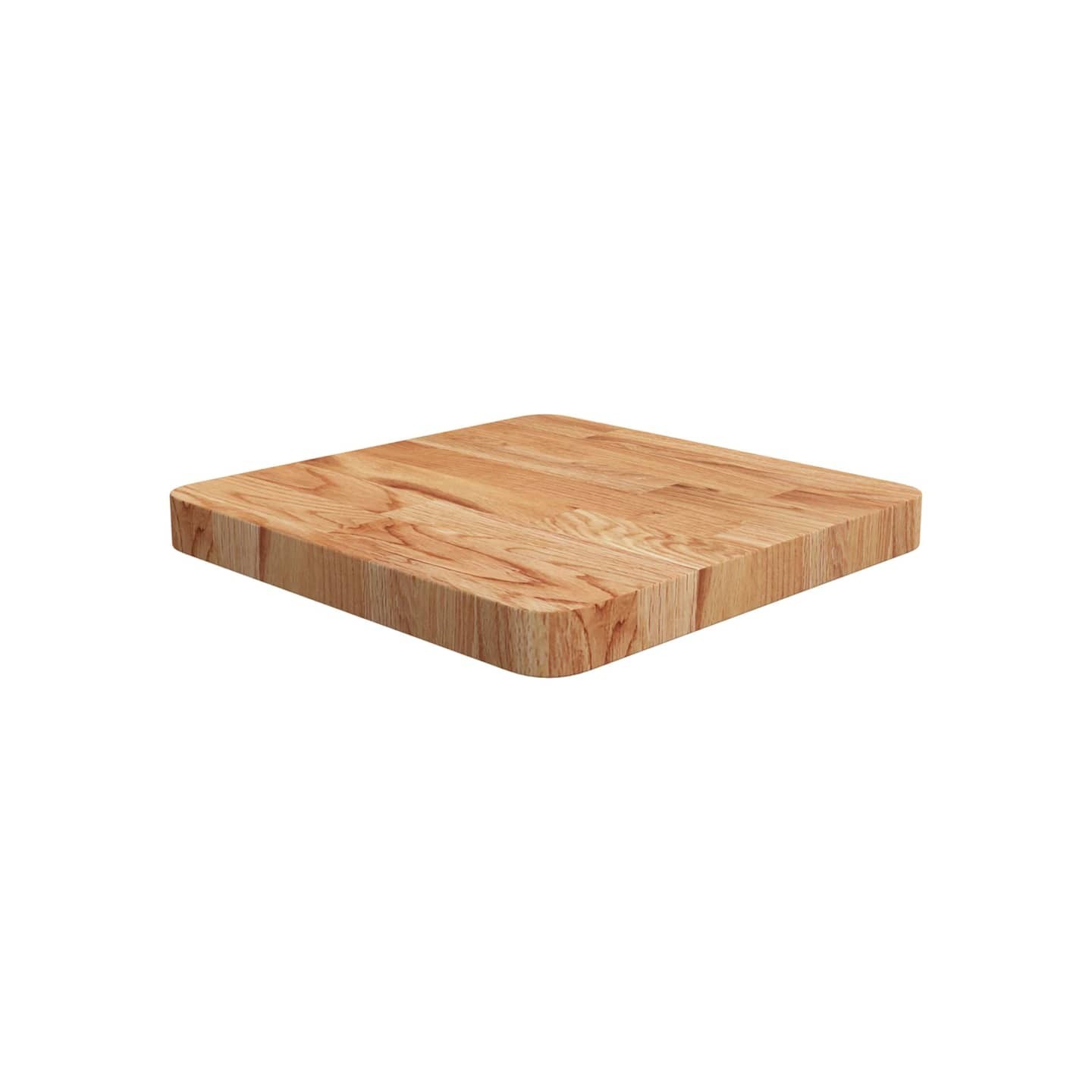 Dessus de table carré Marron clair 40x40x4 cm Bois chêne traité
