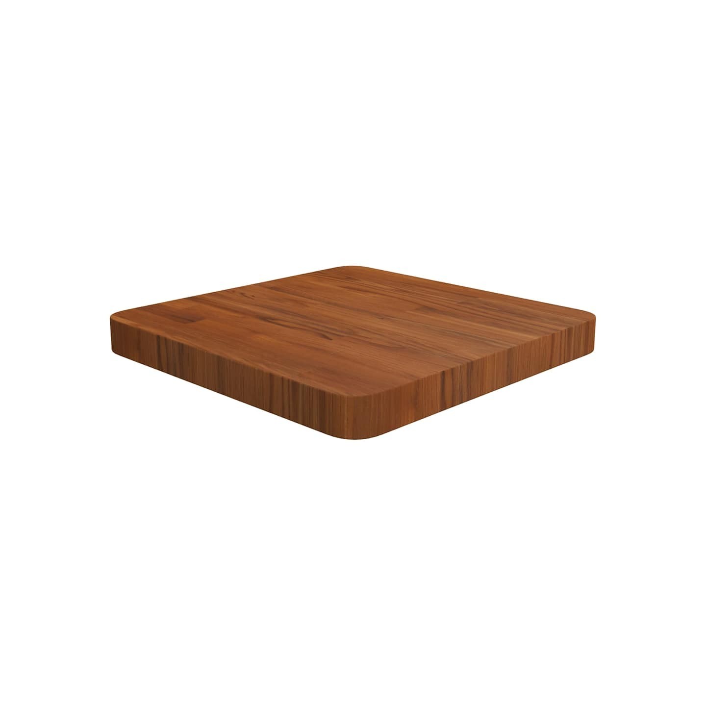 Dessus de table carré Marron foncé 40x40x4 cm Bois chêne traité
