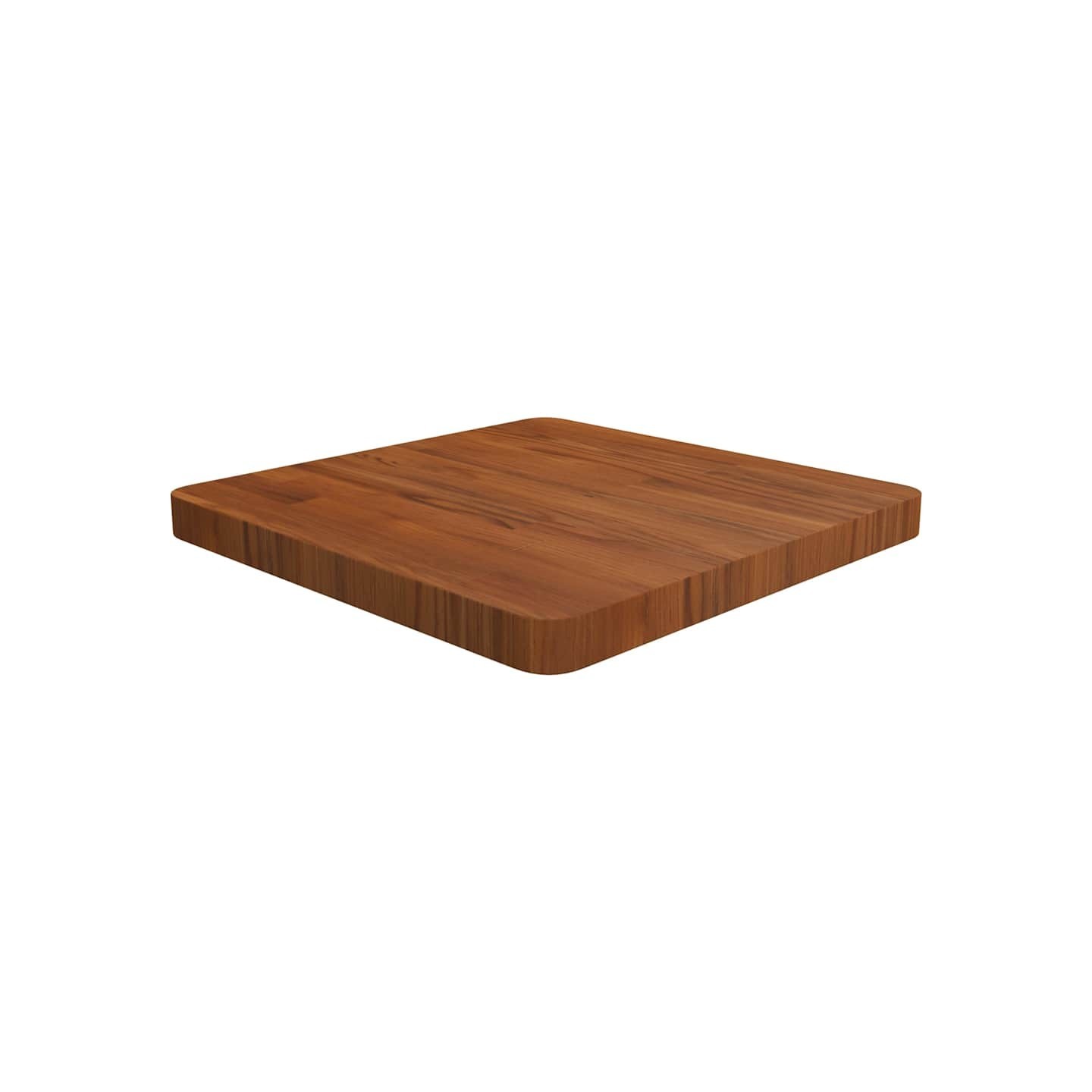 Dessus de table carré Marron foncé 50x50x4cm Bois chêne traité