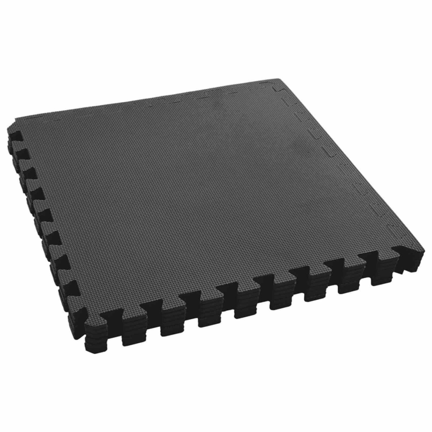Tapis de sol de piscine 6 pc Noir 2,16 ㎡ Mousse EVA