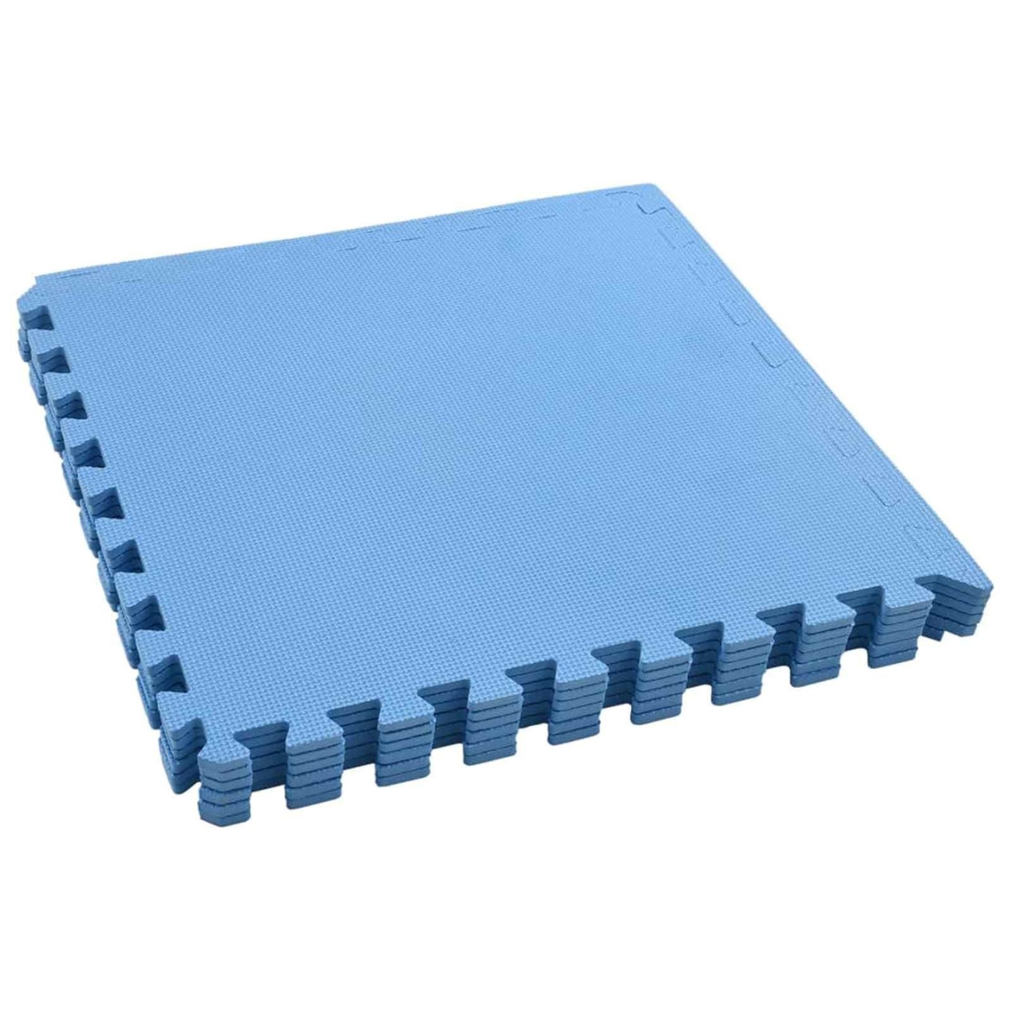Tapis de sol de piscine 6 pc Bleu 2,16 ㎡ Mousse EVA