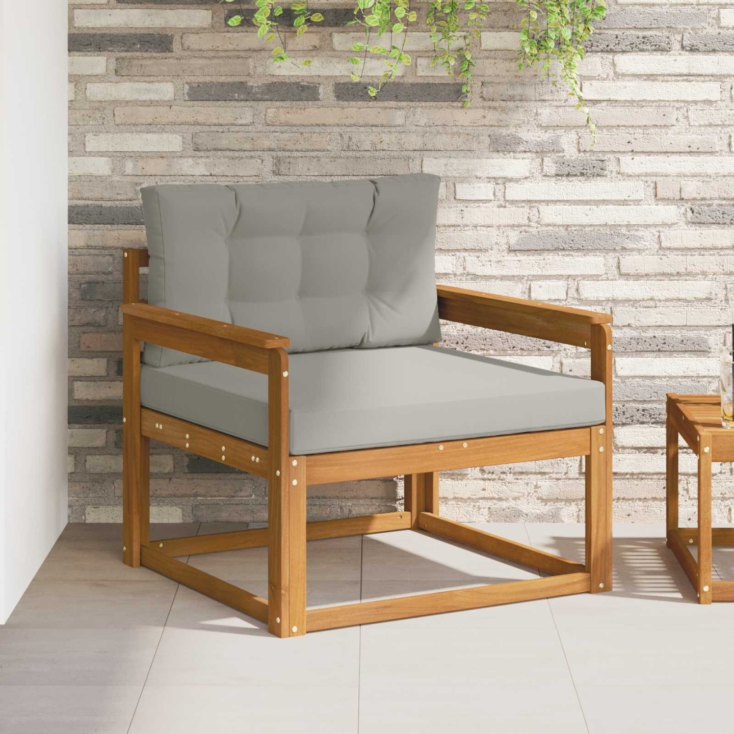 Sofa de milieu extérieur Naturel 91 x 83 x 73 cm