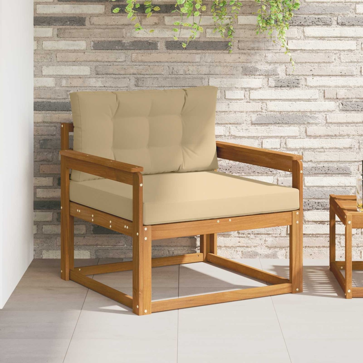 Sofa de milieu extérieur Naturel