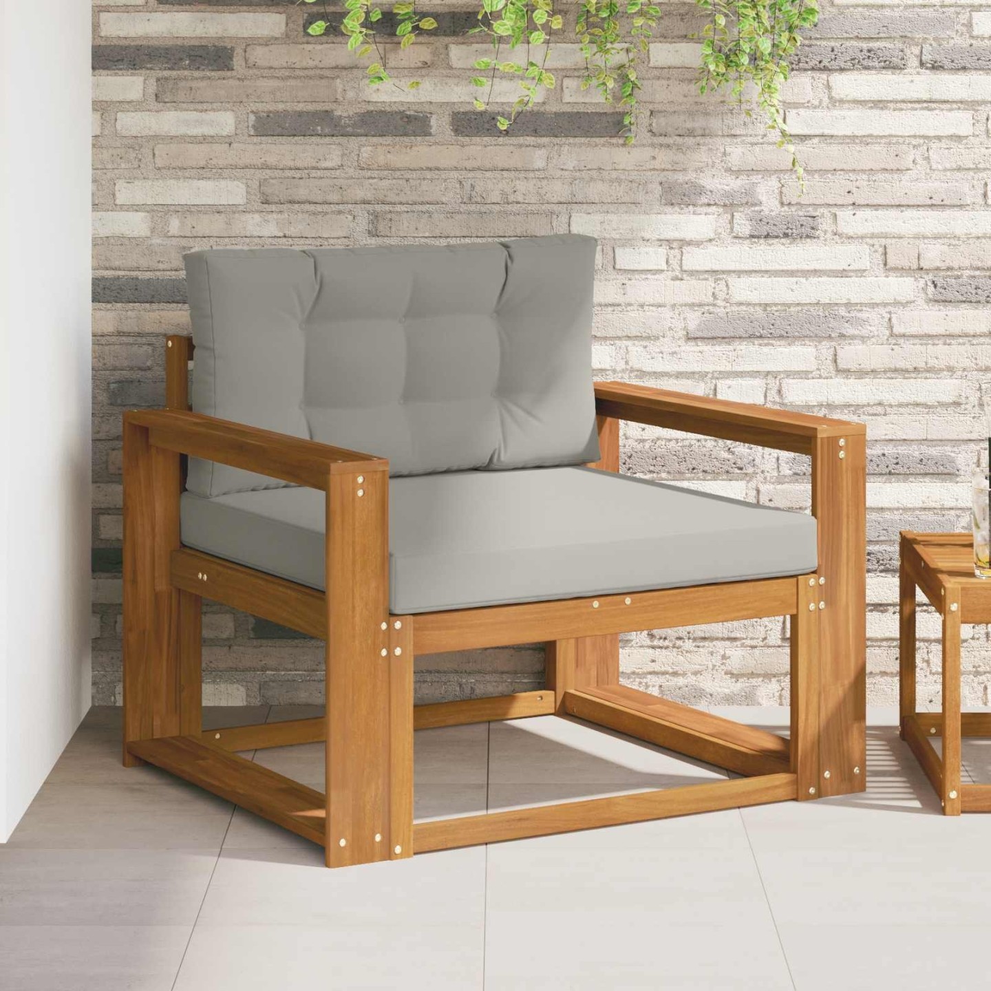Sofa de milieu extérieur Naturel 99 x 83 x 73 cm
