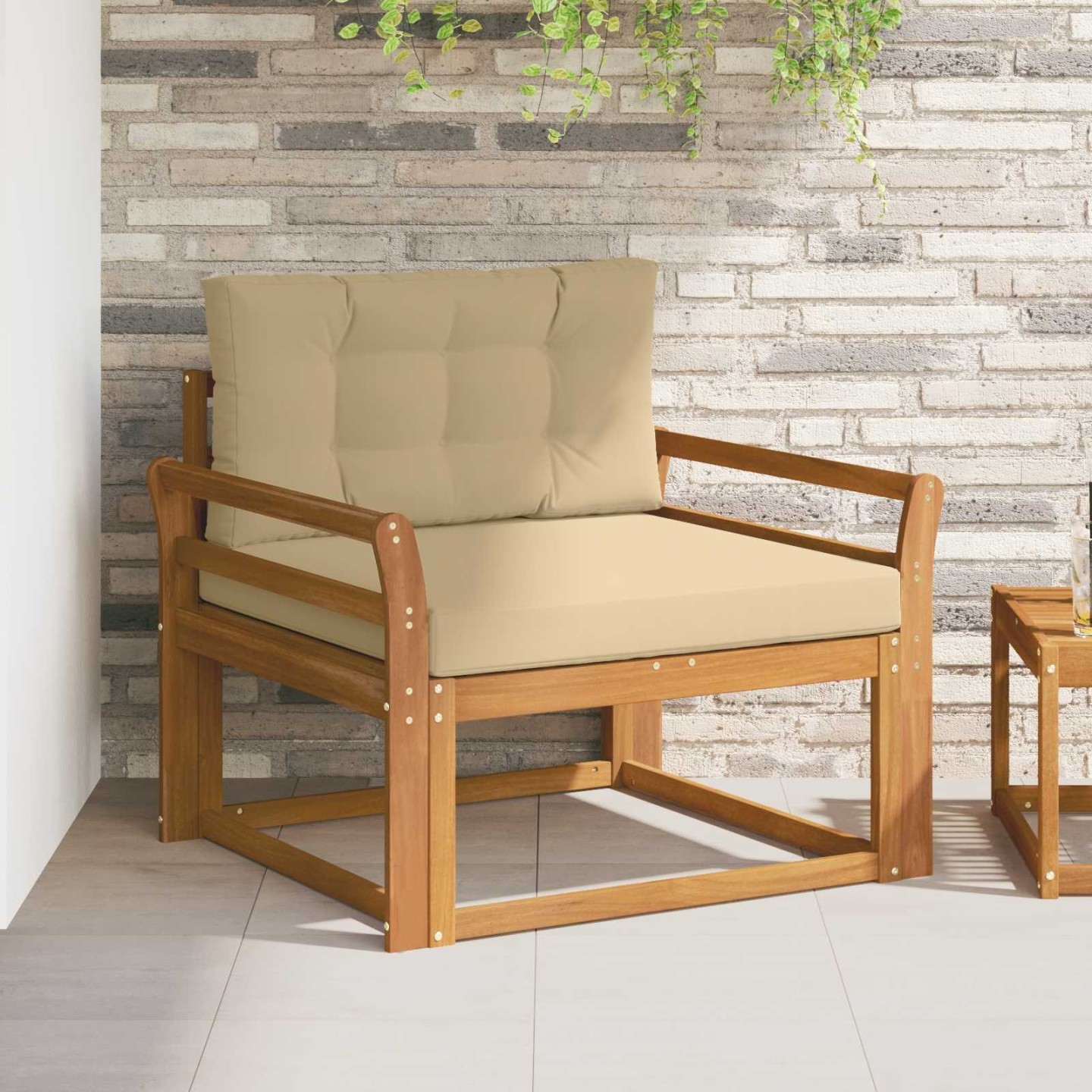 Sofa de milieu extérieur Naturel