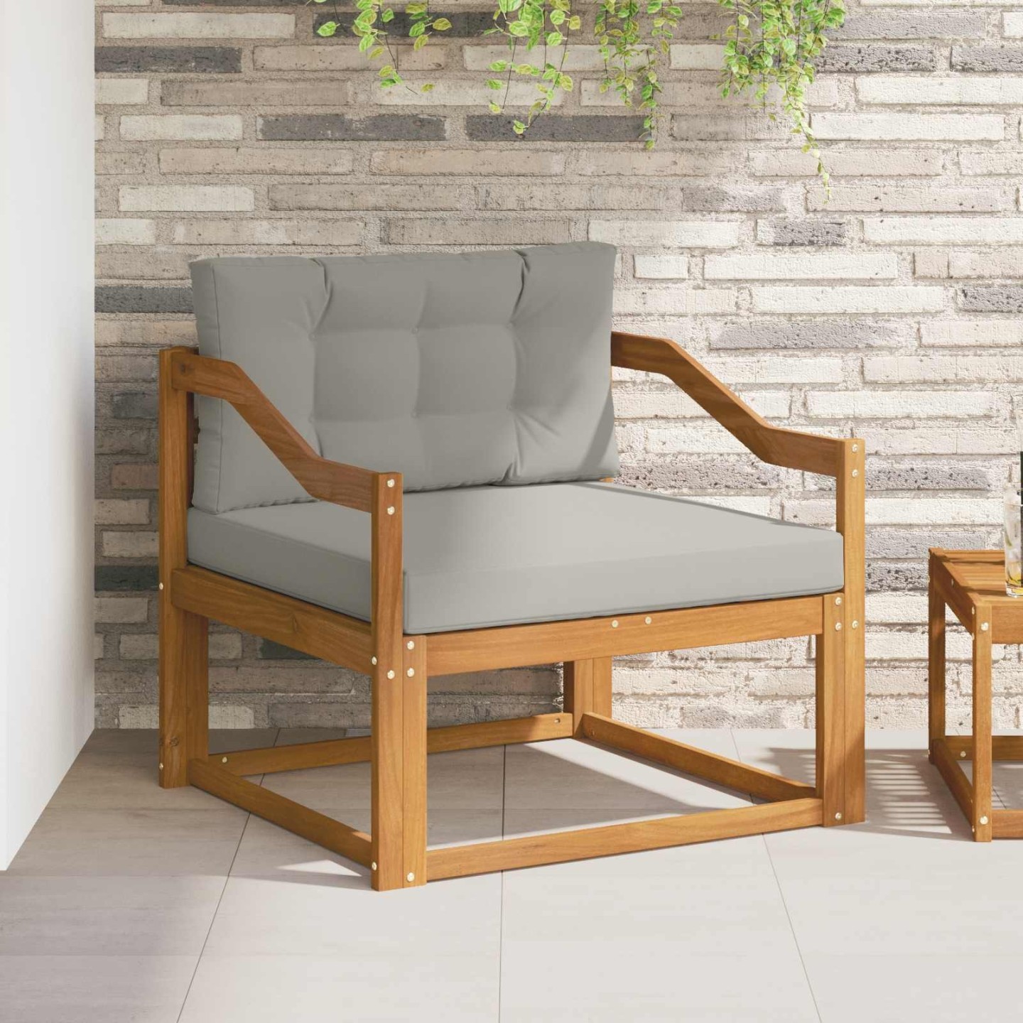 Sofa de milieu extérieur Naturel 87 x 83 x 73 cm