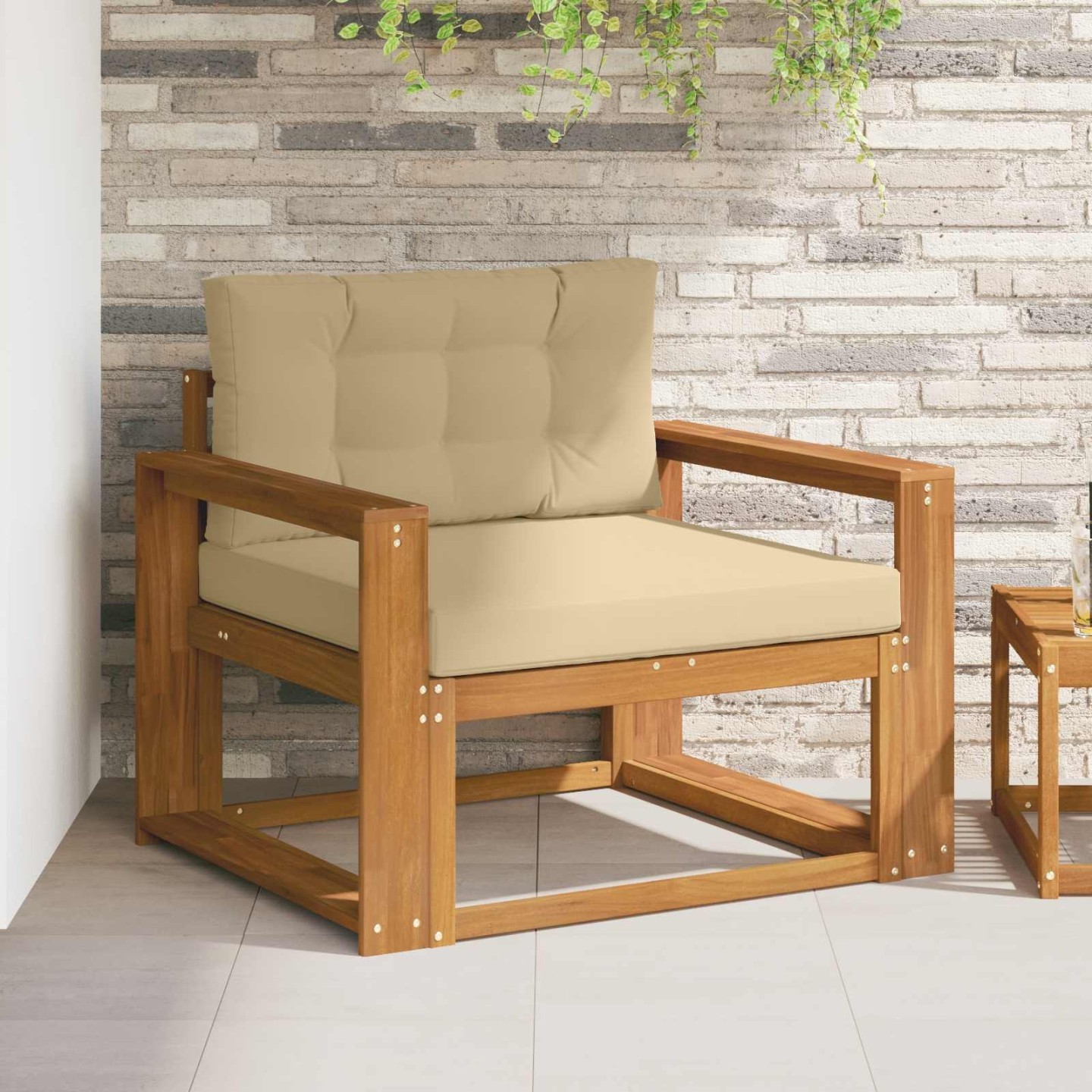 Sofa de milieu extérieur Naturel