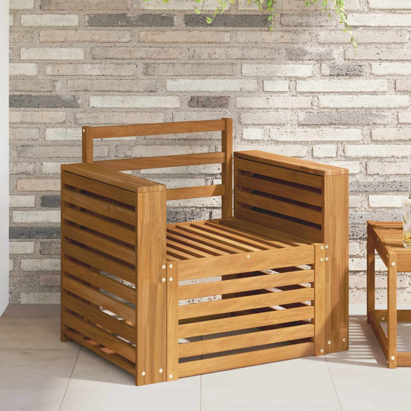 Ensemble de canapés d'extérieur Bois d'Acacia Massif