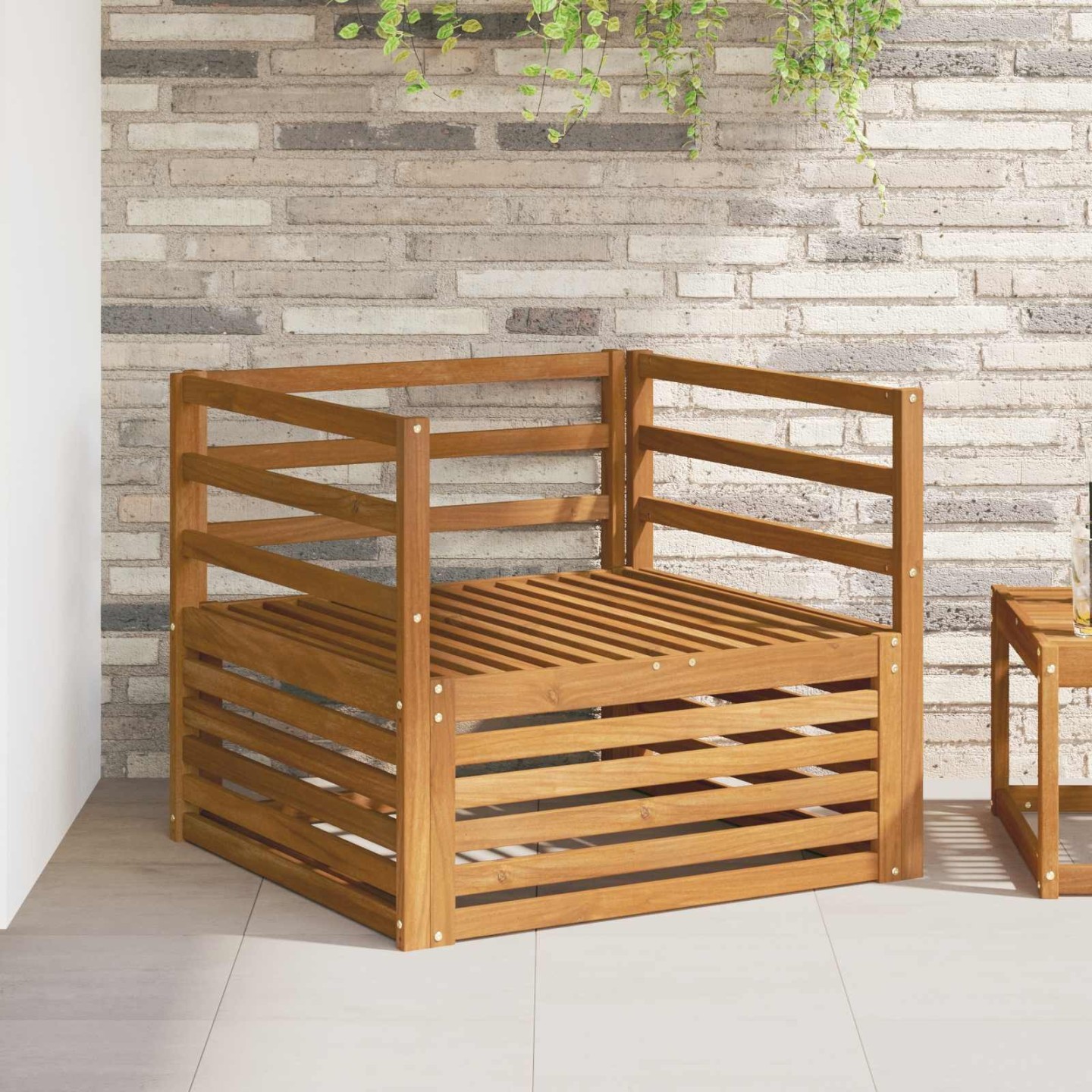2 pc Canapé d’extérieur Naturel