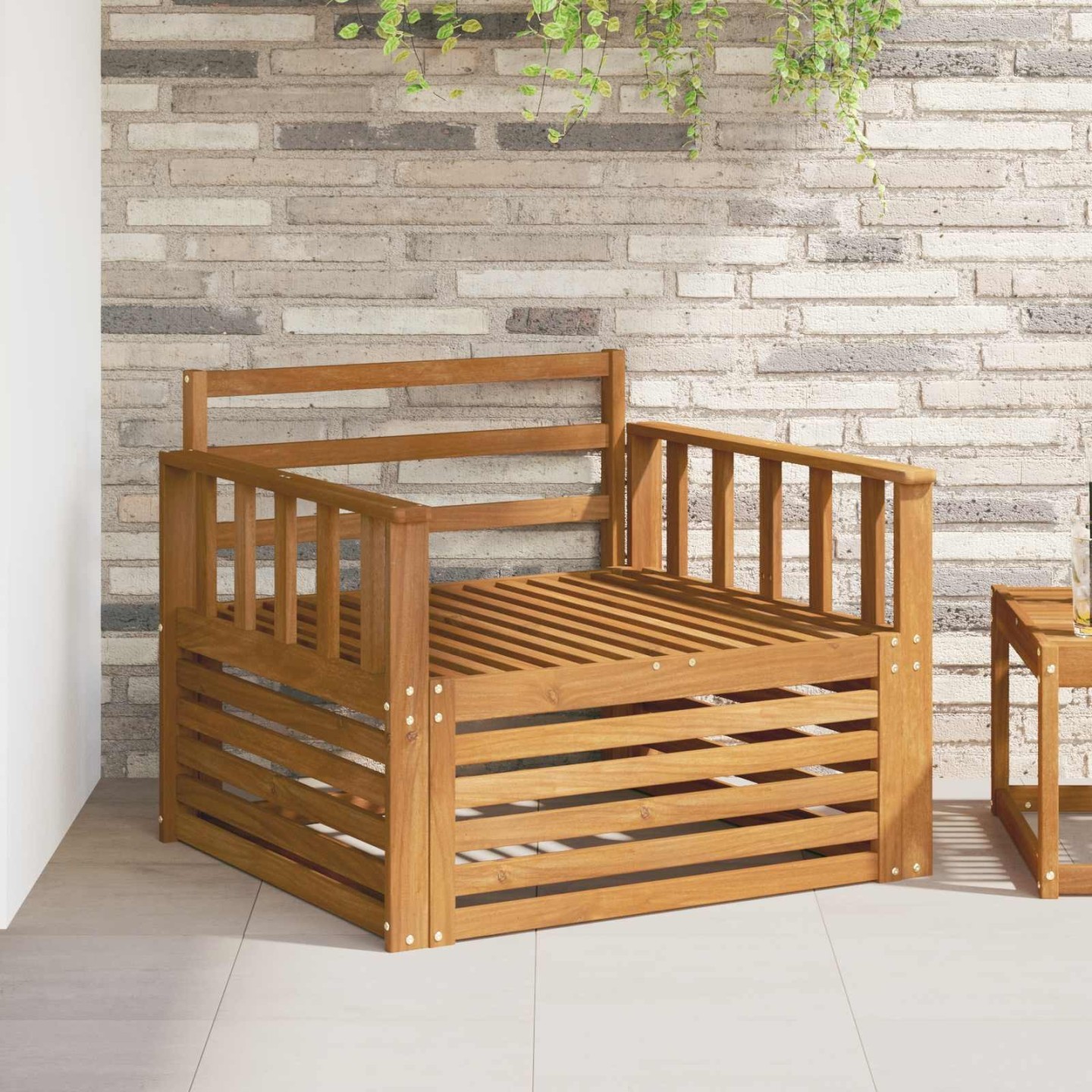 2 pc Canapé d’extérieur Naturel