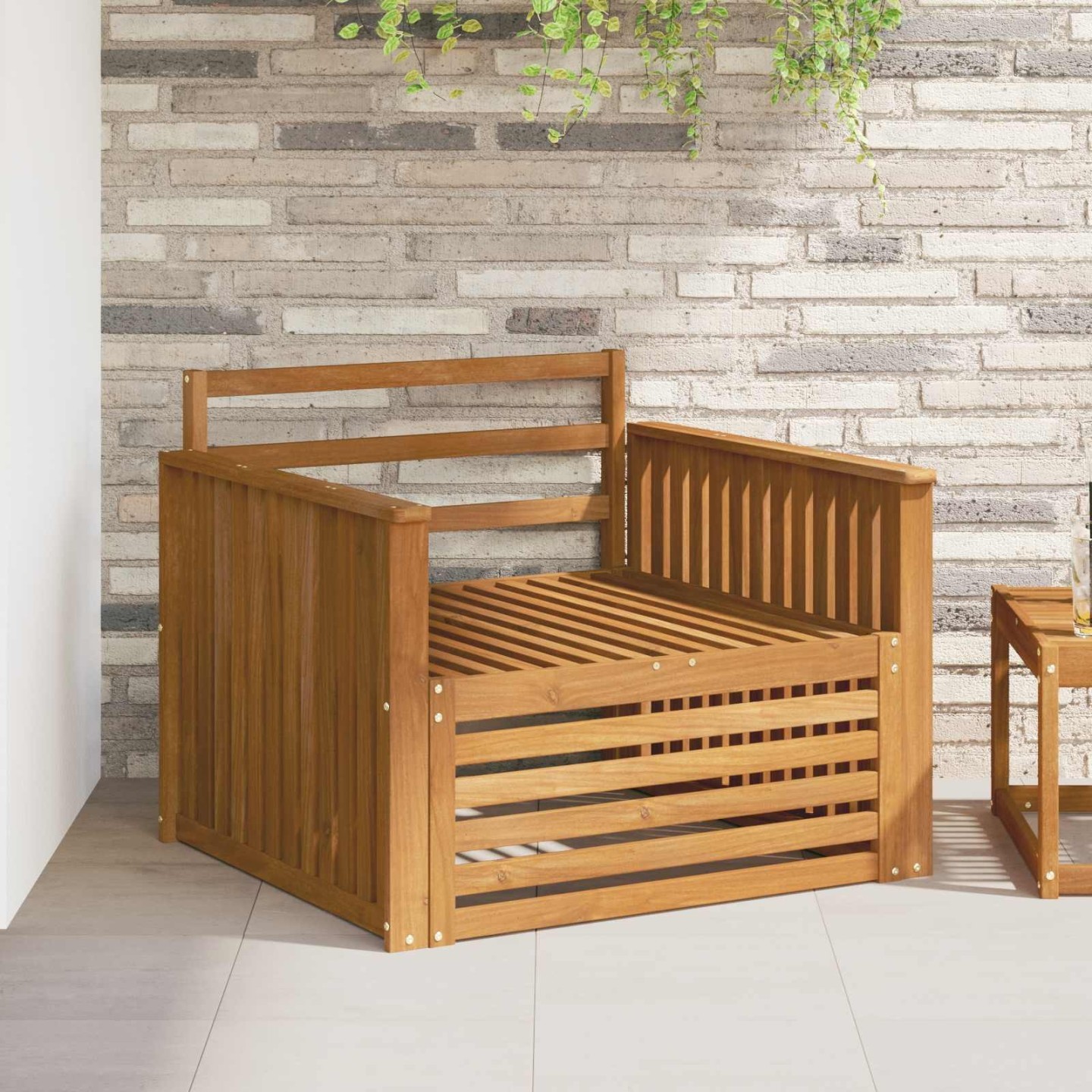 2 pc Canapé d’extérieur Naturel