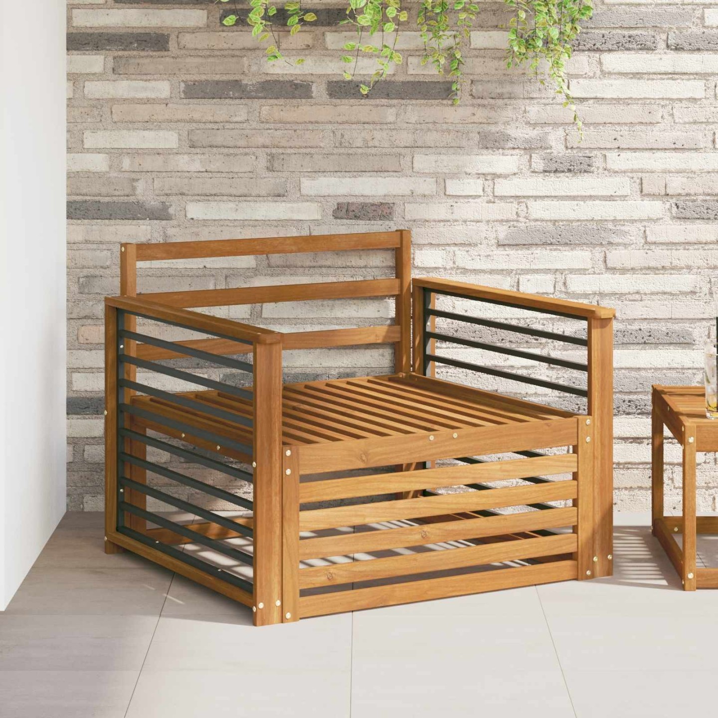 2 pc Canapé d’extérieur Naturel