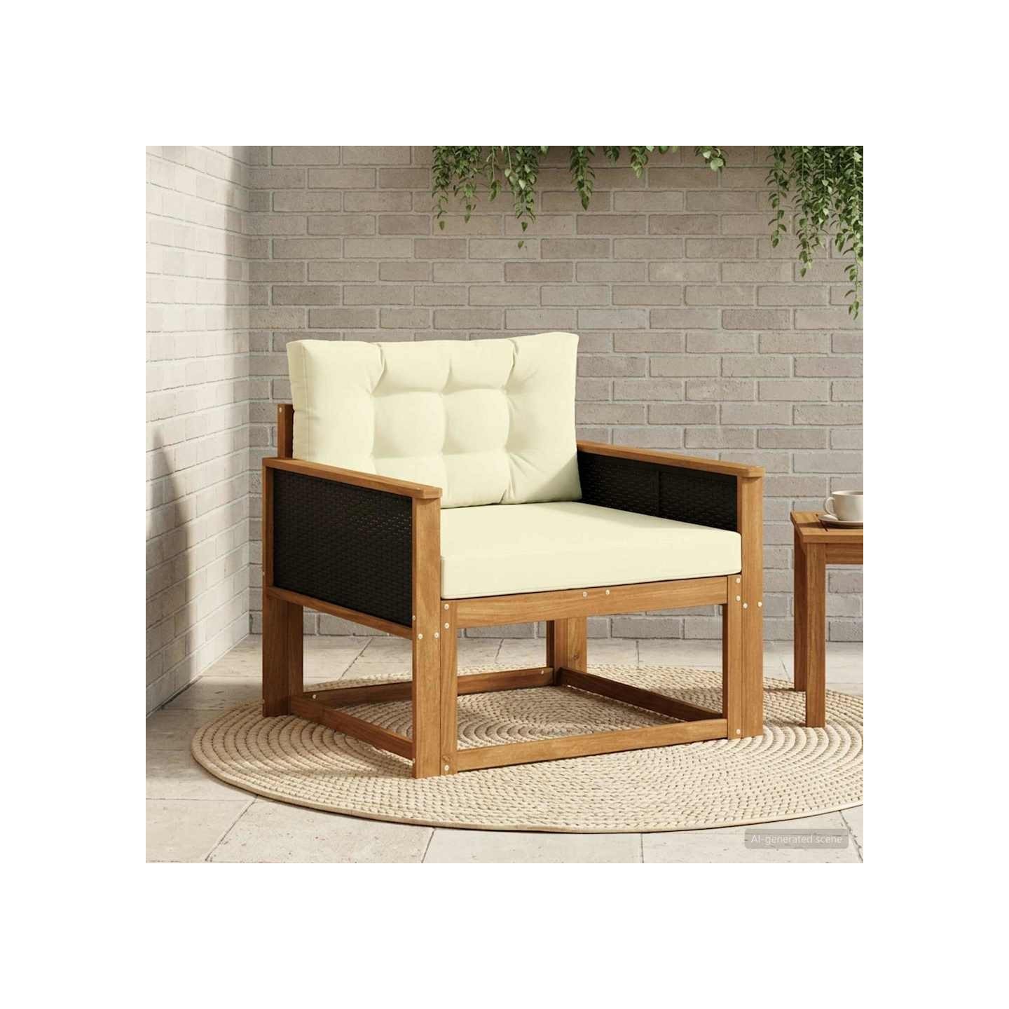 Sofa de milieu extérieur Naturel