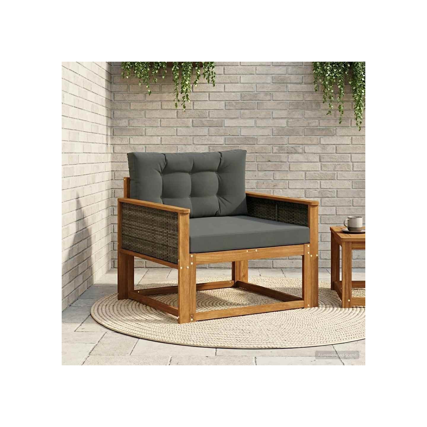 Sofa de milieu extérieur Naturel