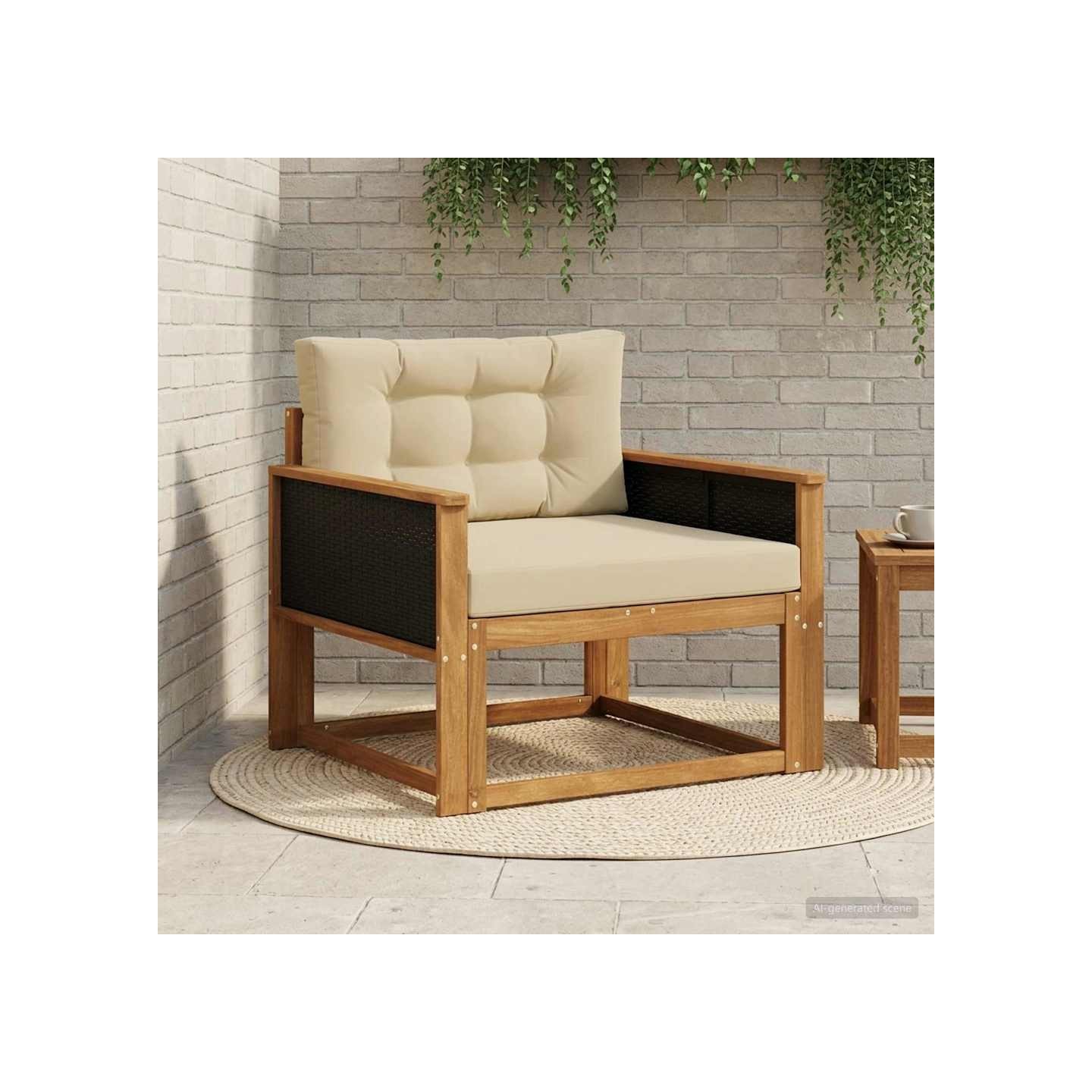 Sofa de milieu extérieur Naturel
