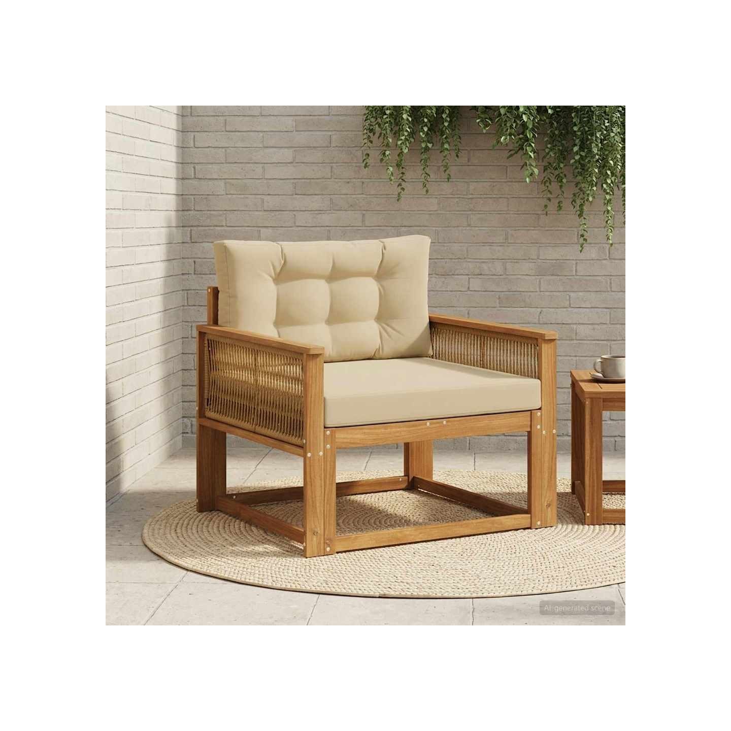 Sofa de milieu extérieur Naturel
