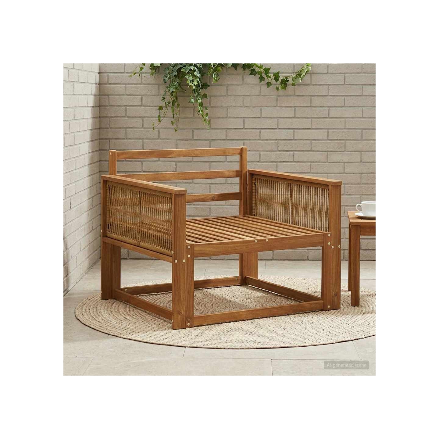 Sofa de milieu extérieur Naturel