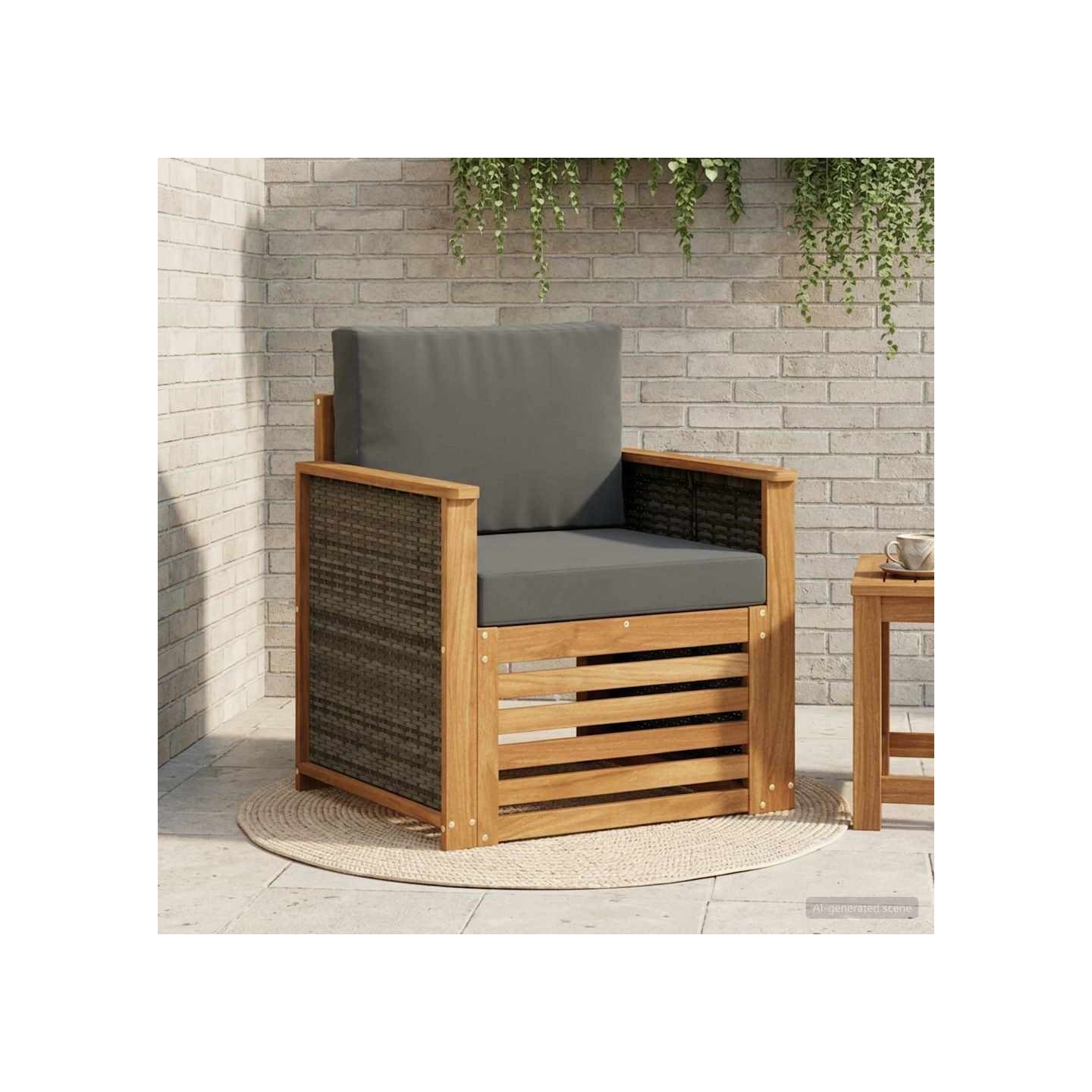 Sofa de milieu extérieur Naturel