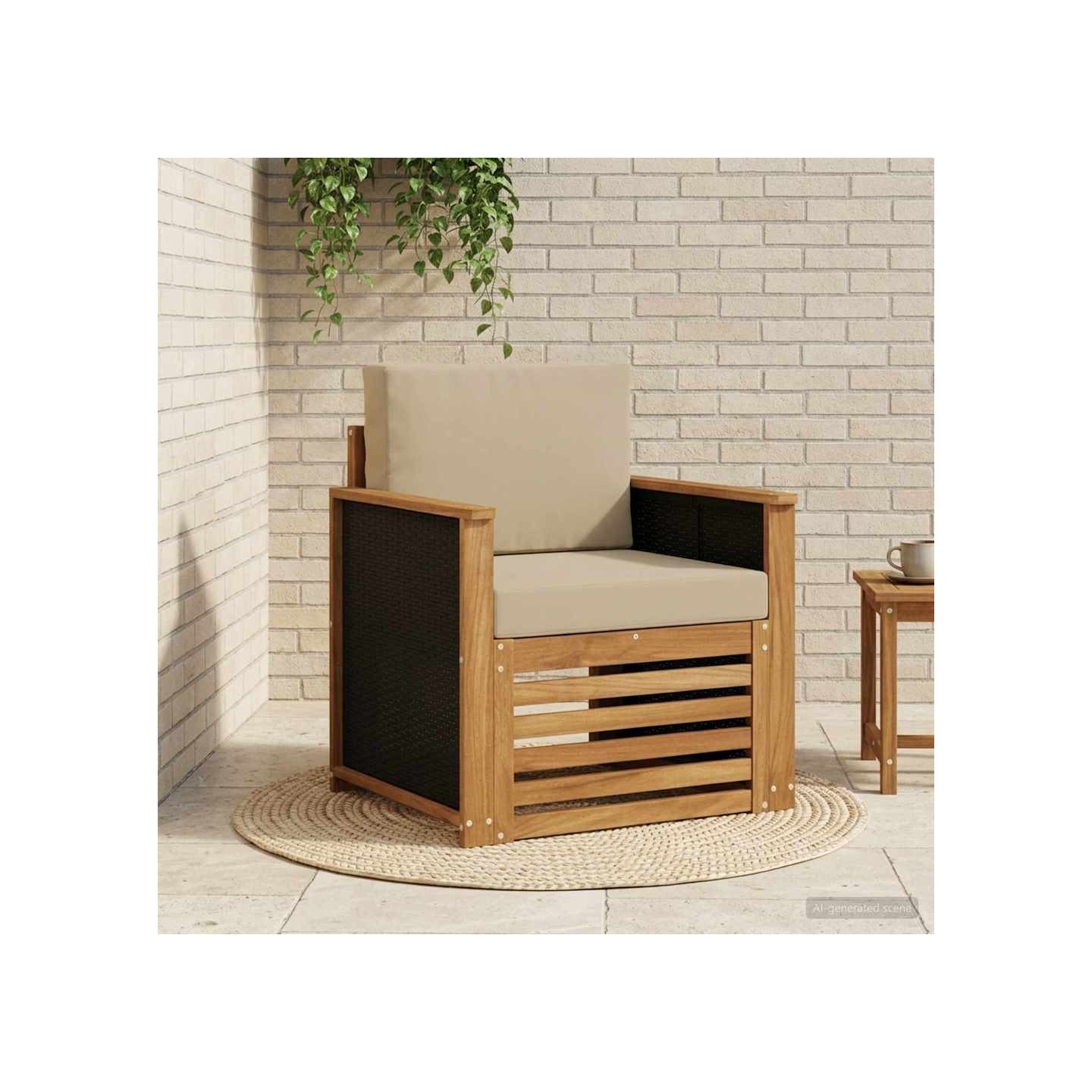 Sofa de milieu extérieur Naturel