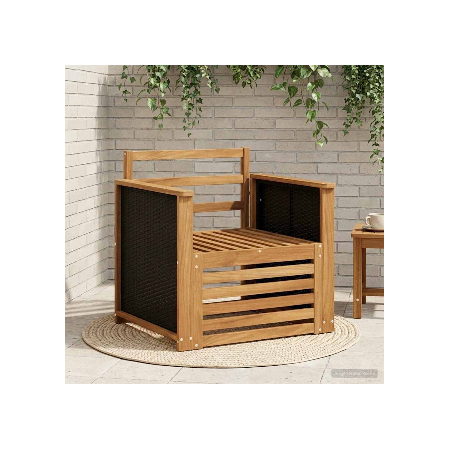 Sofa de milieu extérieur Naturel