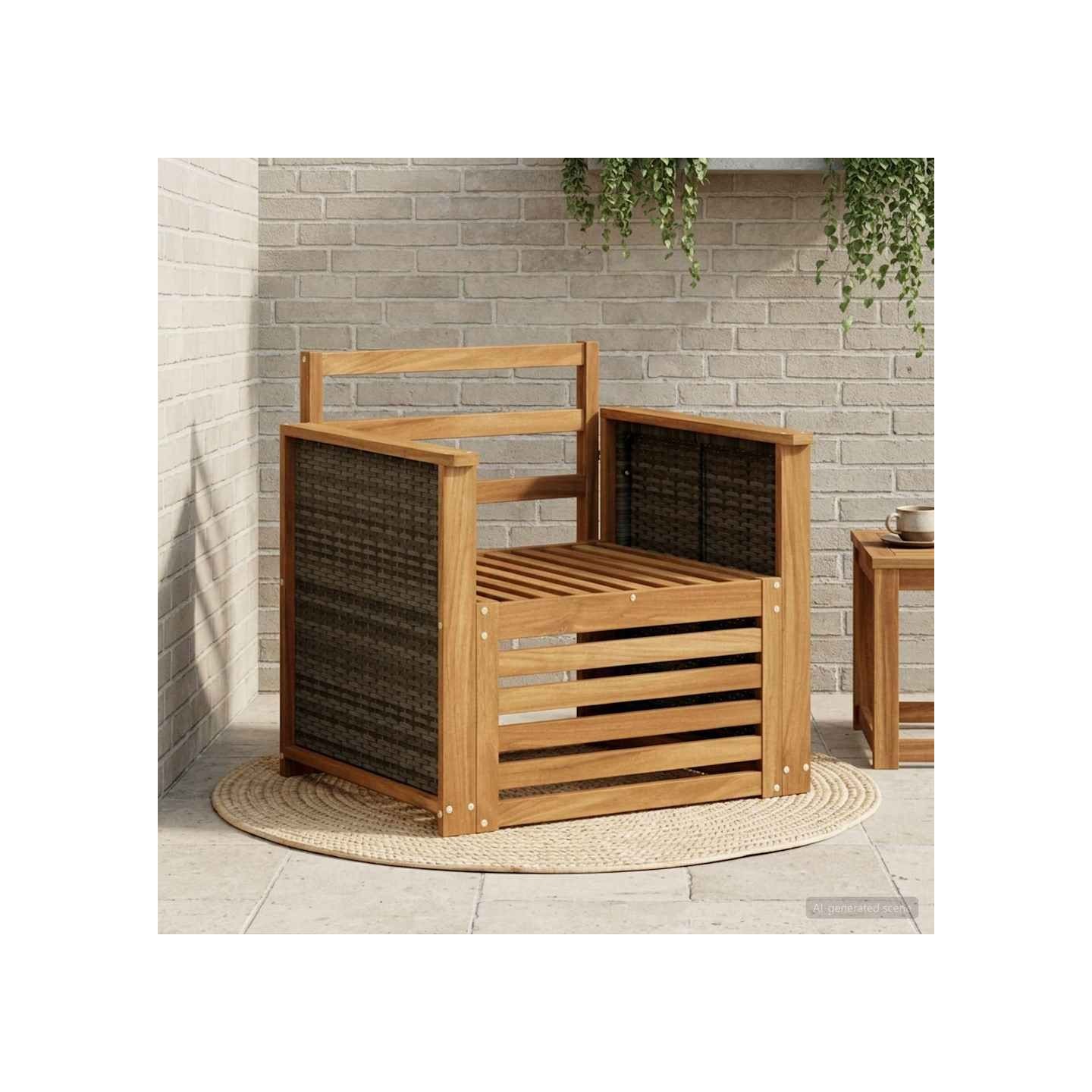Sofa de milieu extérieur Naturel