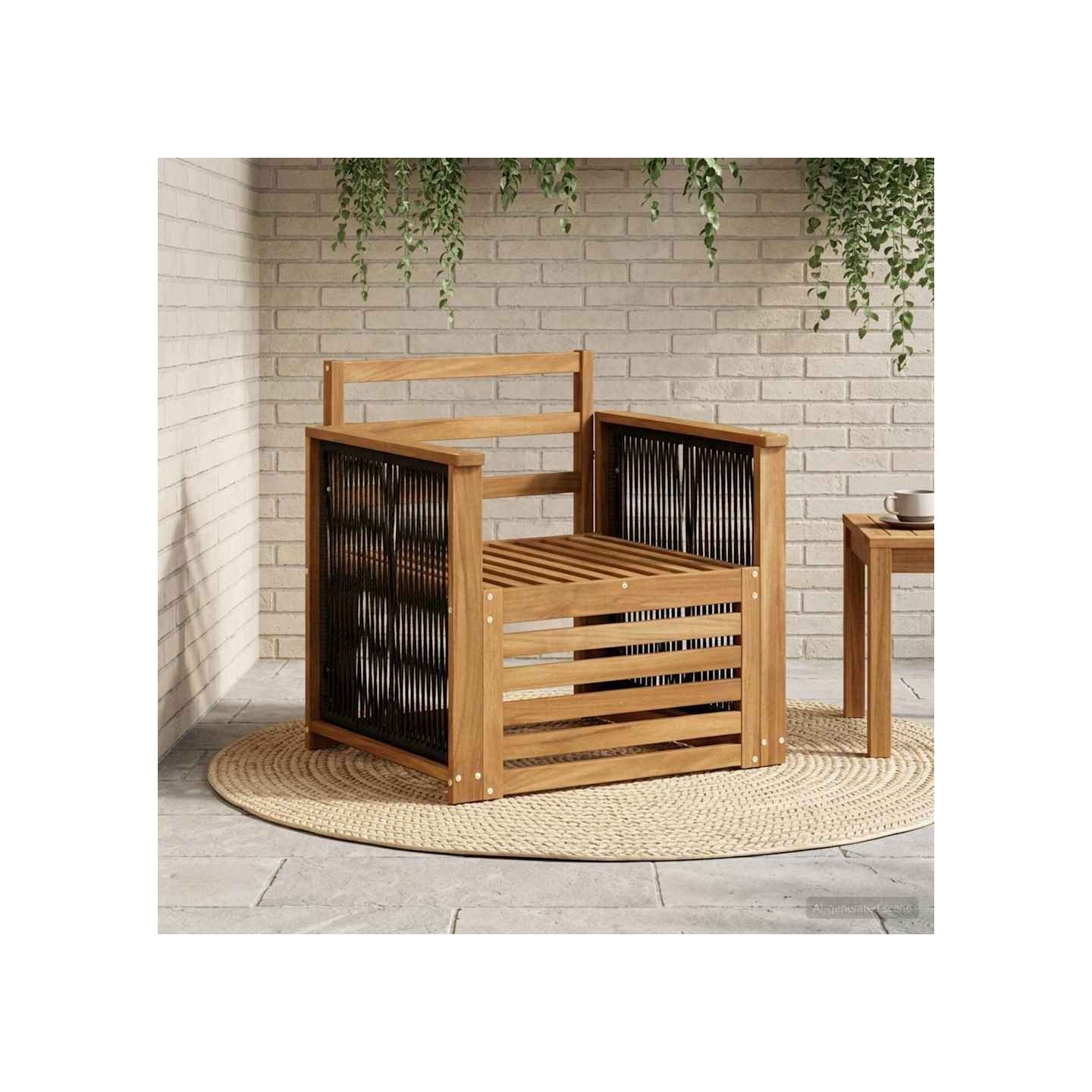 Sofa de milieu extérieur Naturel
