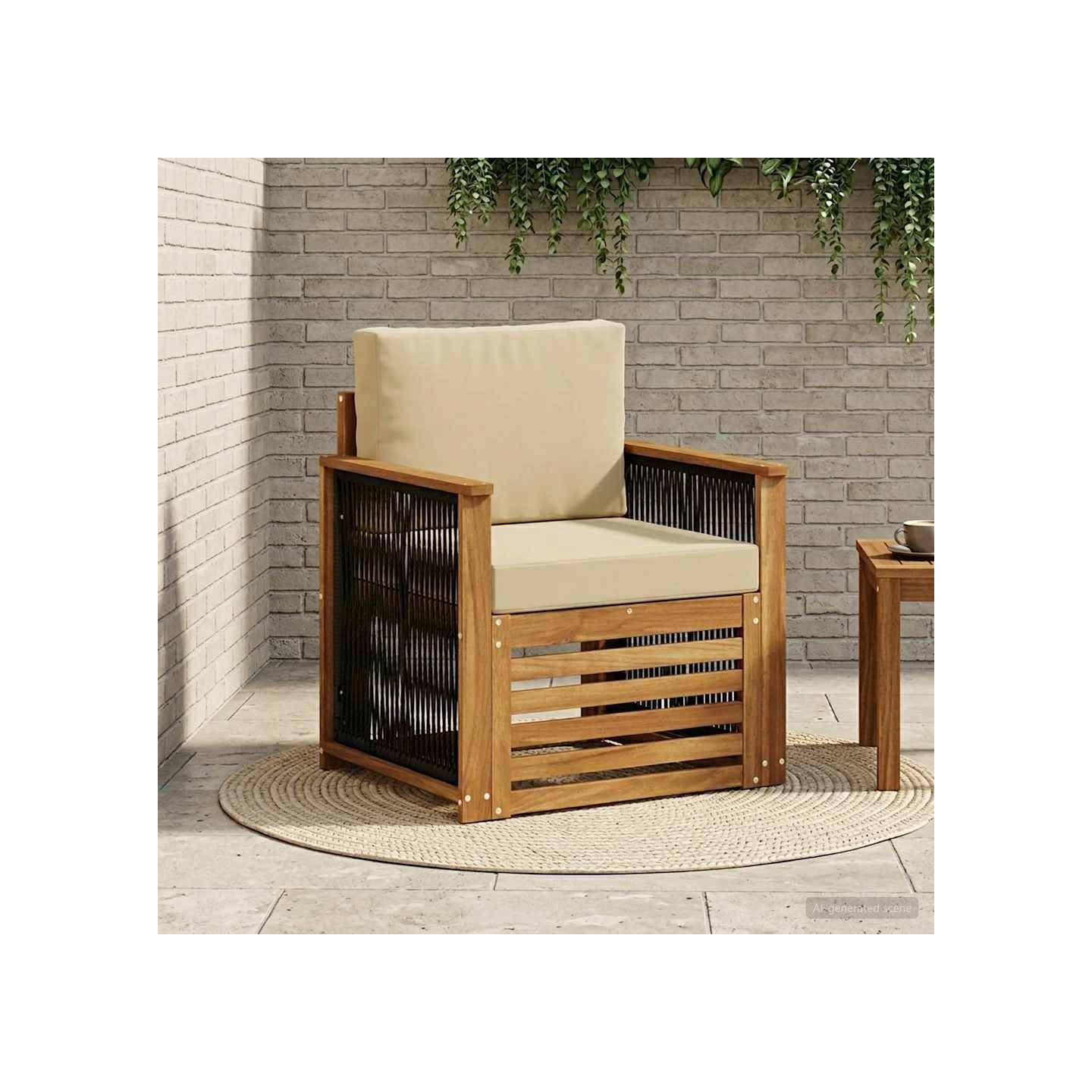 Sofa de milieu extérieur Naturel