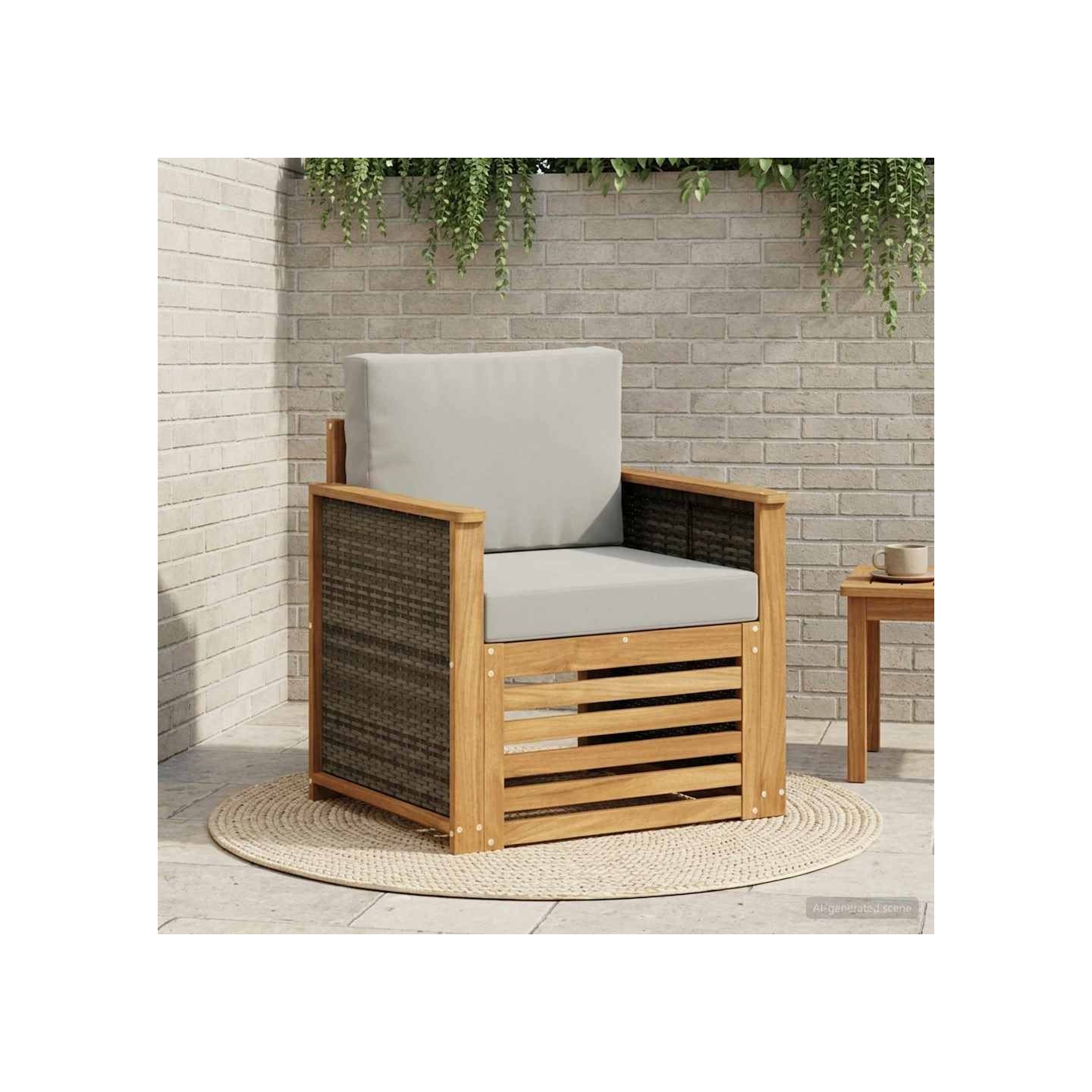 Sofa de milieu extérieur Naturel
