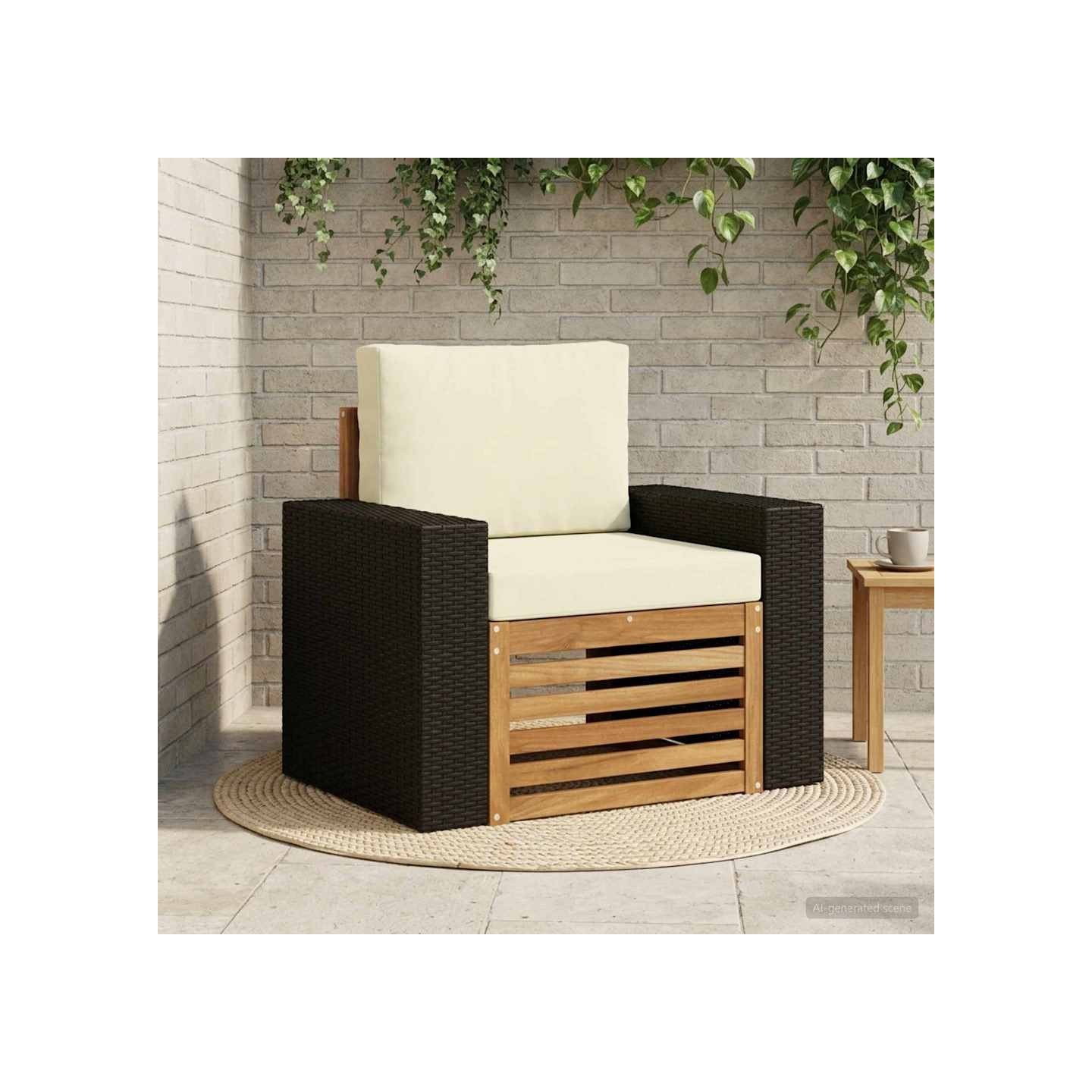Sofa de milieu extérieur Naturel