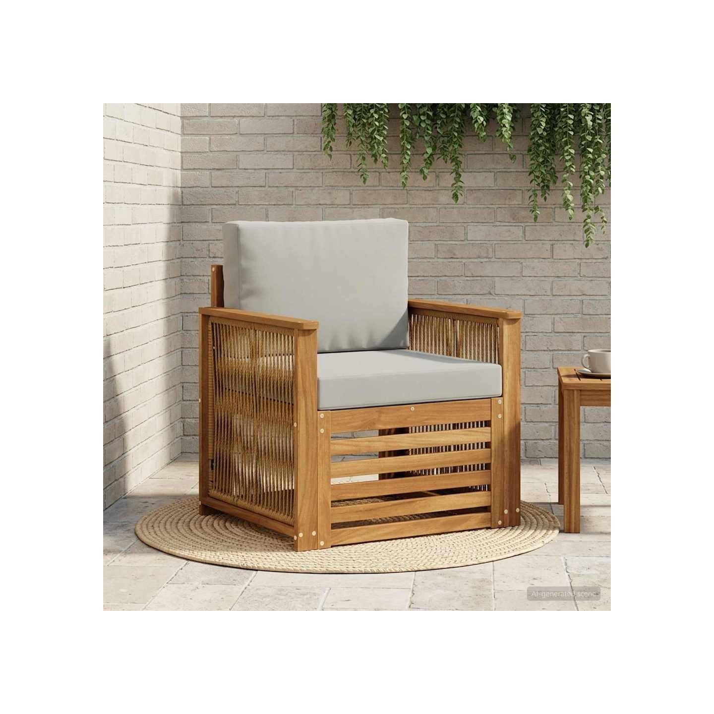 Sofa de milieu extérieur Naturel