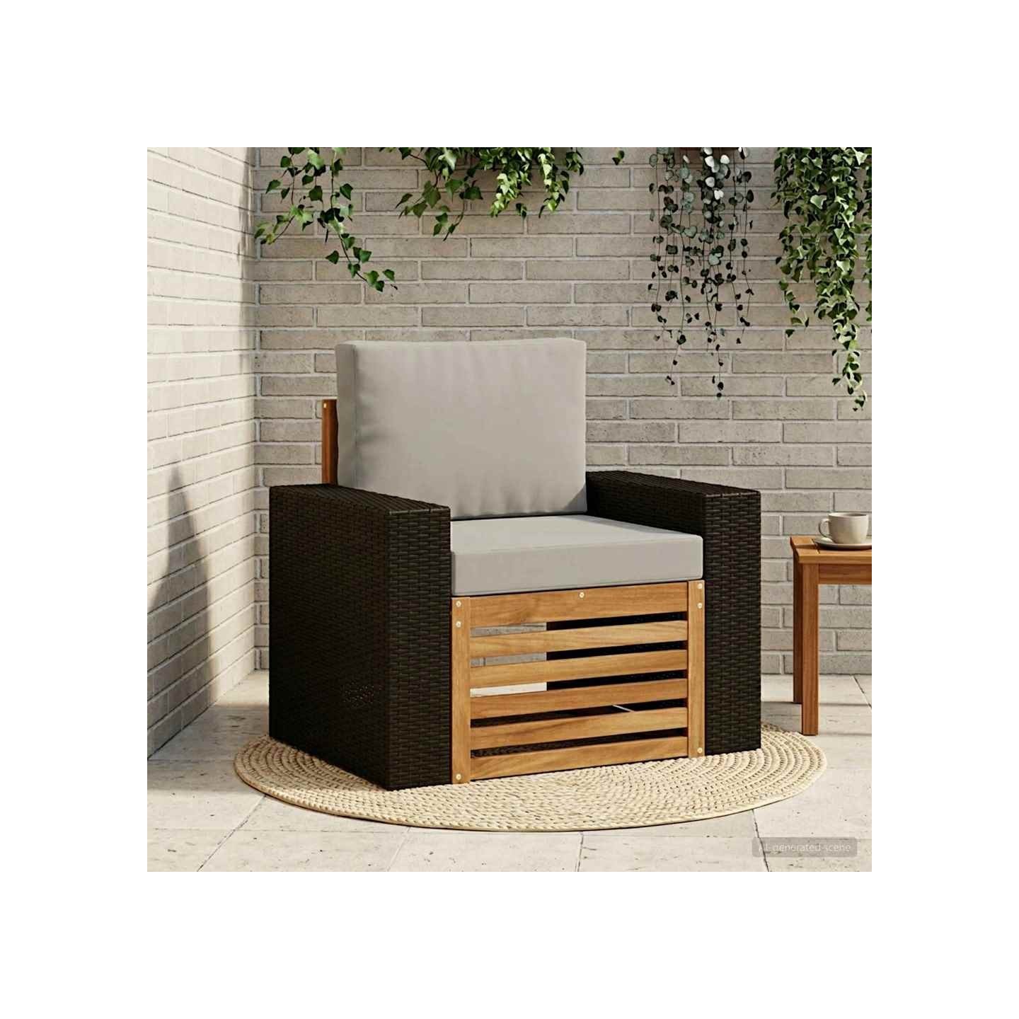 Sofa de milieu extérieur Naturel